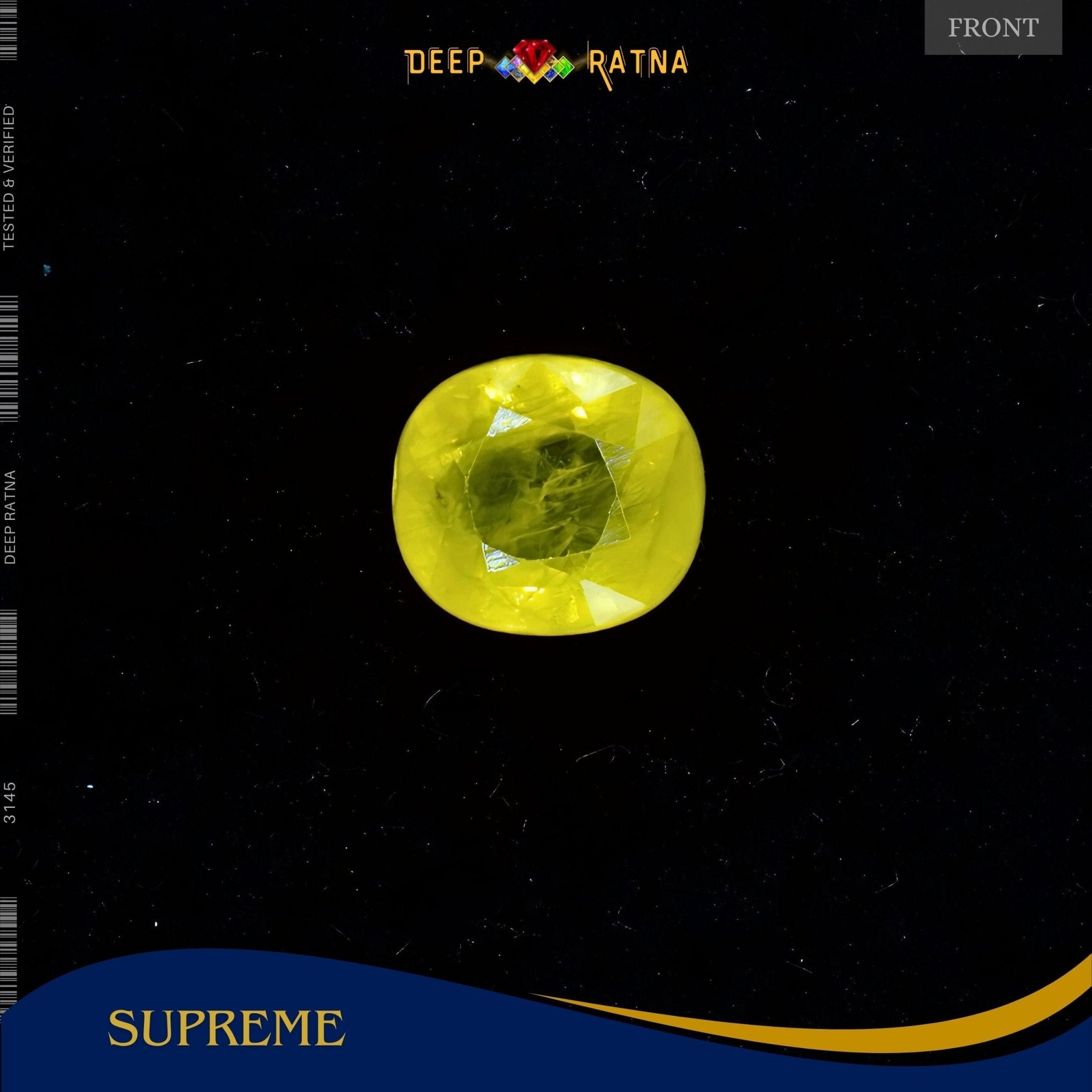 Yellow Sapphire 3.15 Carat (Thailand) - Deep Ratna