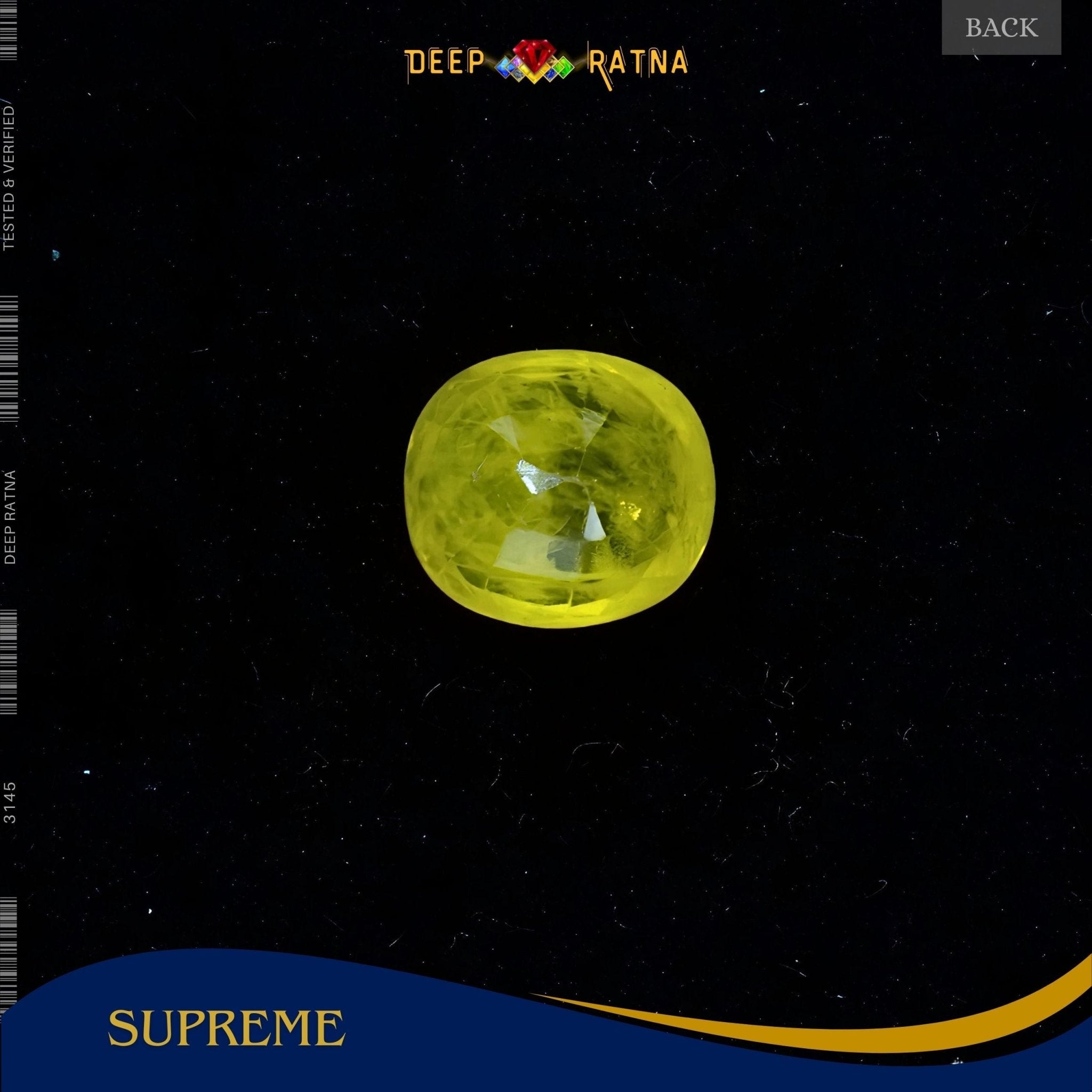 Yellow Sapphire 3.15 Carat (Thailand) - Deep Ratna