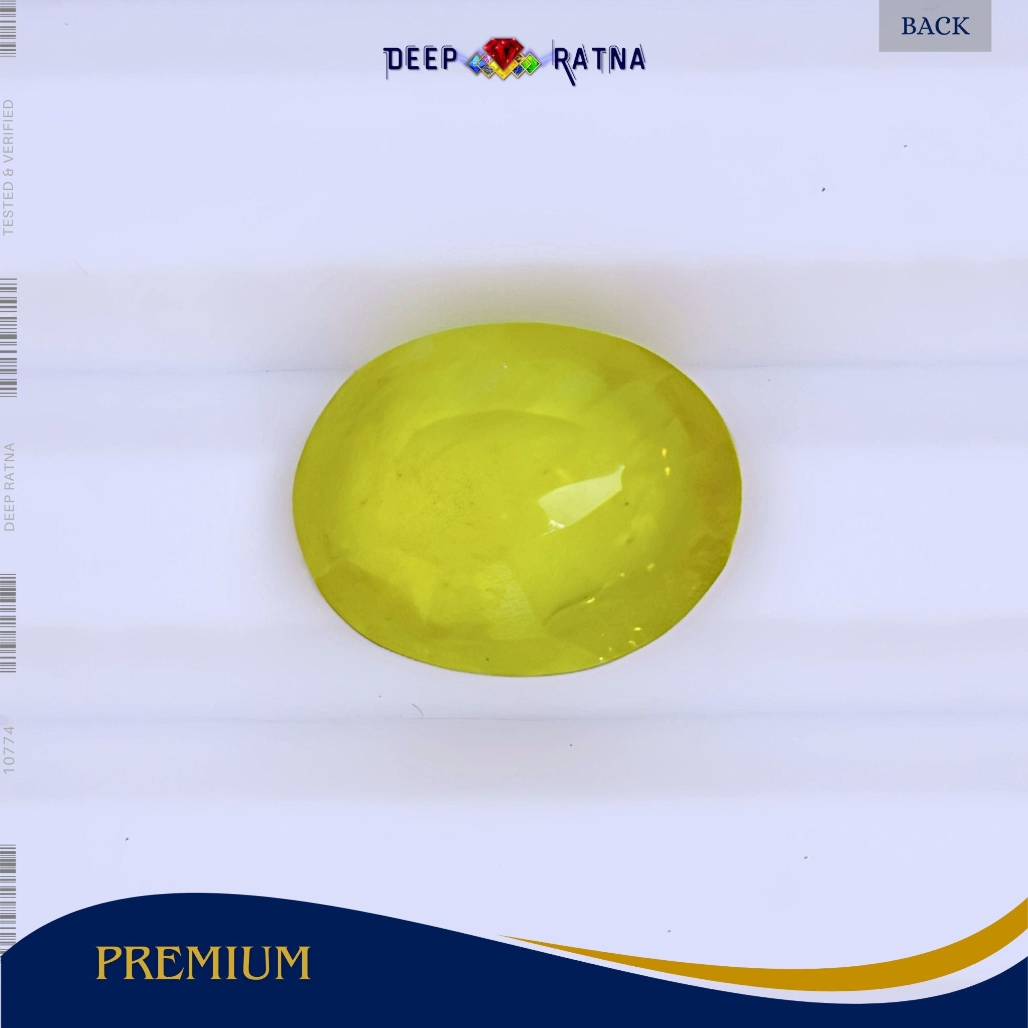 Yellow Sapphire 3.16 Carat (Thailand) - Deep Ratna