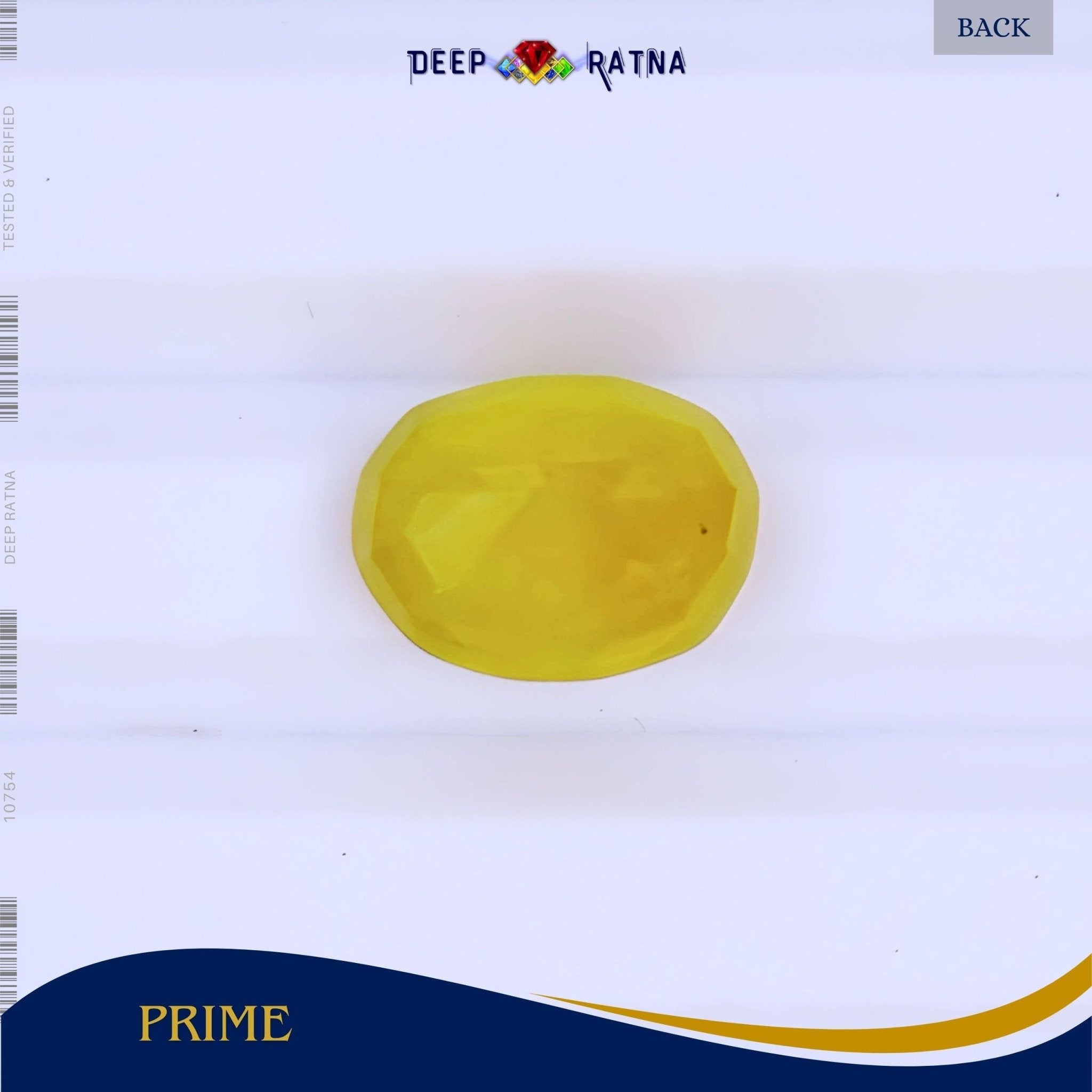 Yellow Sapphire 3.16 Carat (Thailand) - Deep Ratna