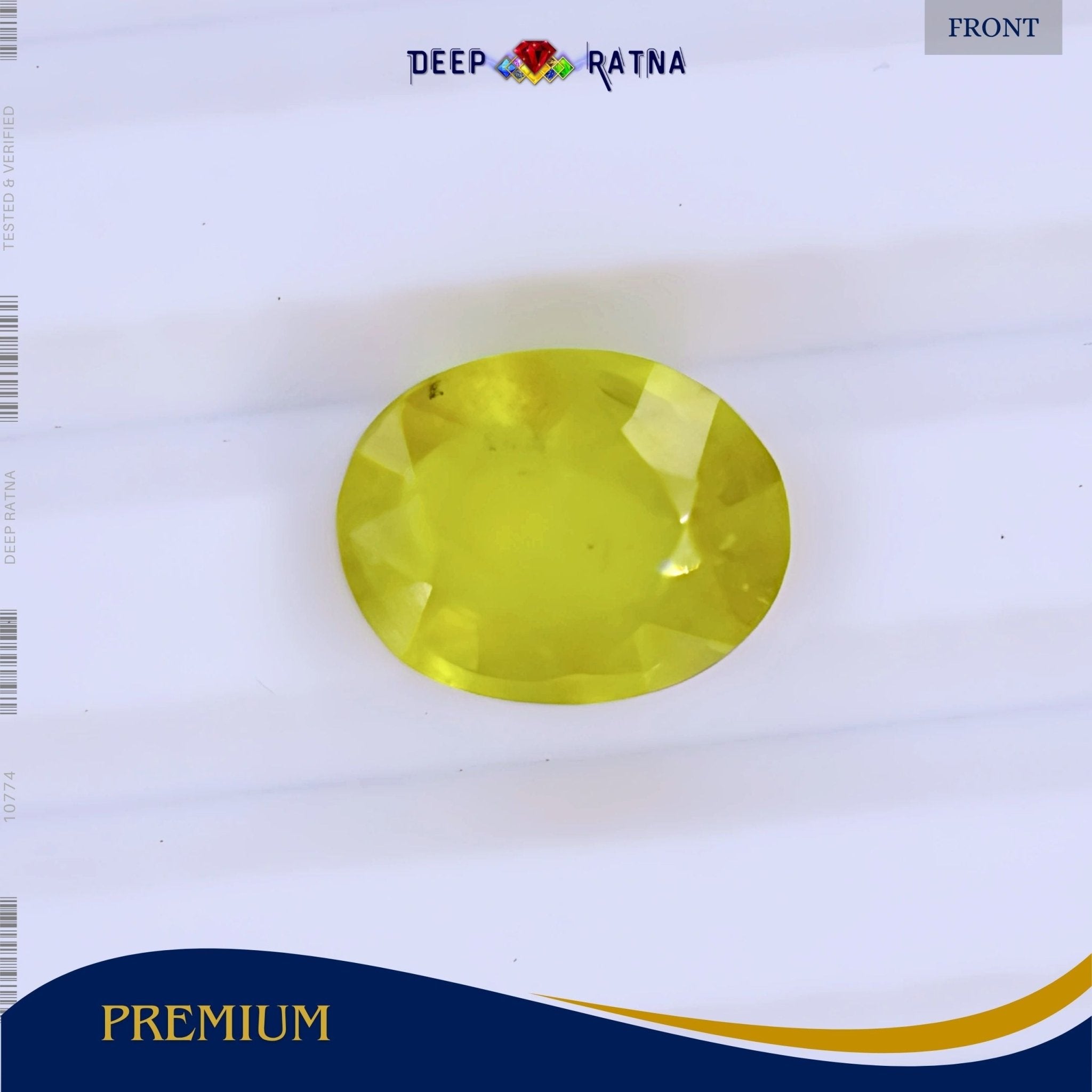 Yellow Sapphire 3.16 Carat (Thailand) - Deep Ratna