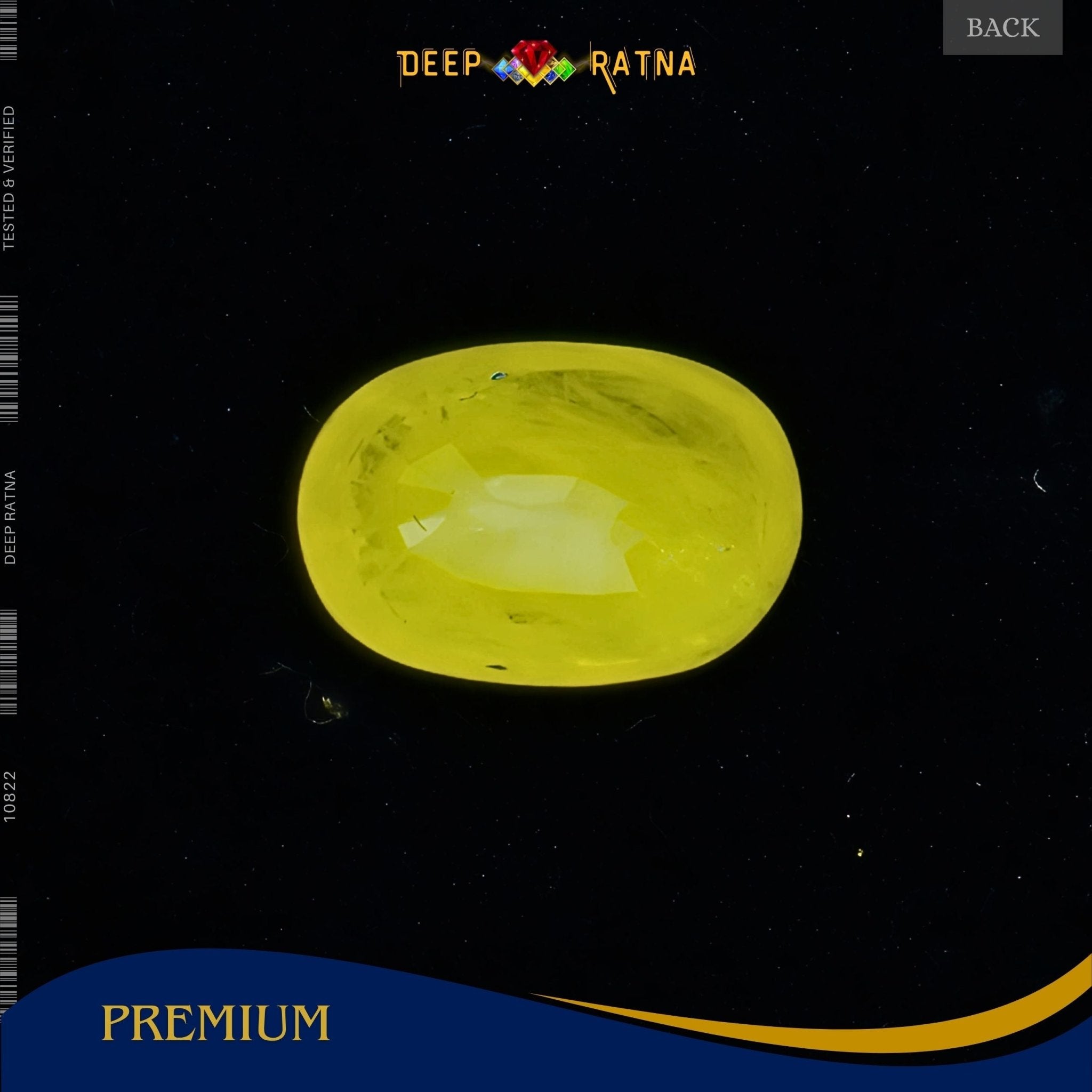 Yellow Sapphire 3.18 Carat (Thailand) - Deep Ratna