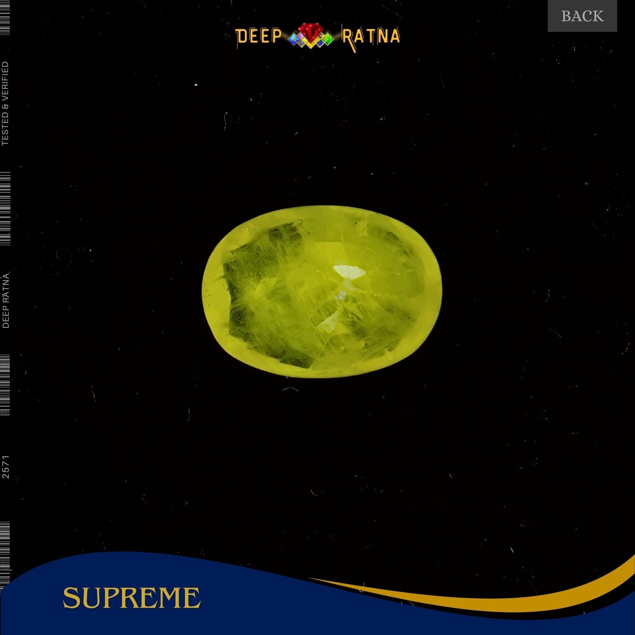 Yellow Sapphire 3.19 Carat (Thailand) - Deep Ratna
