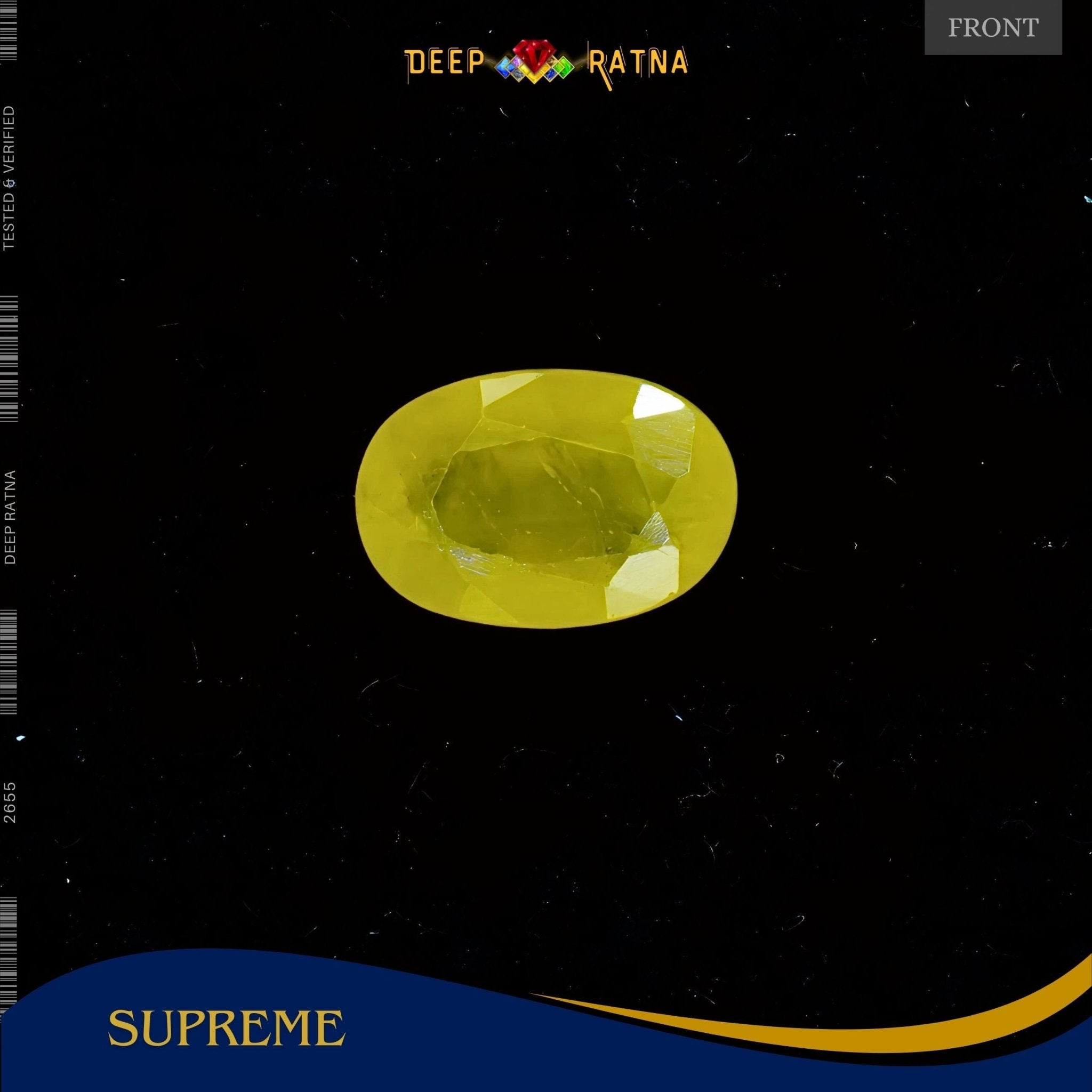 Yellow Sapphire 3.19 Carat (Thailand) - Deep Ratna