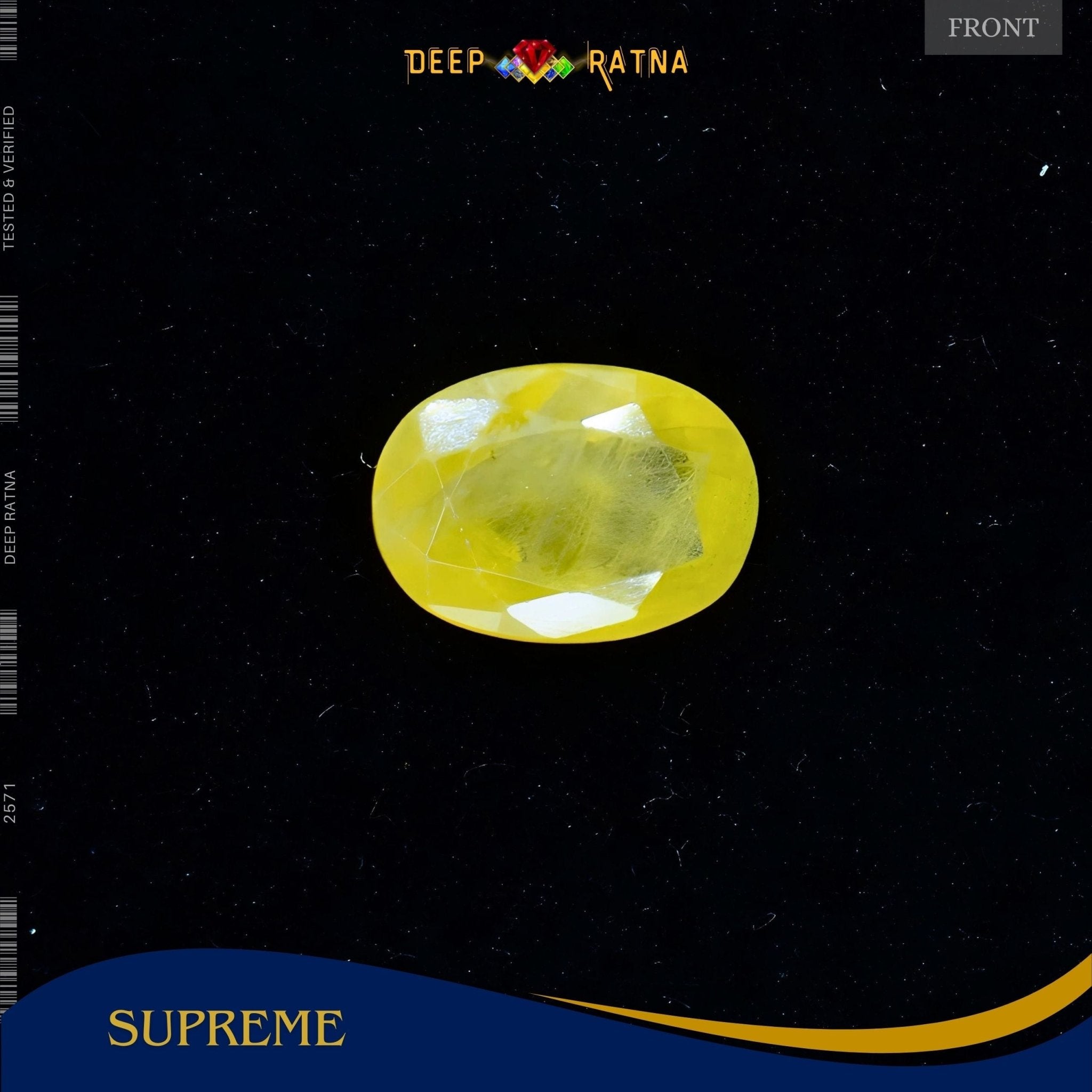 Yellow Sapphire 3.19 Carat (Thailand) - Deep Ratna
