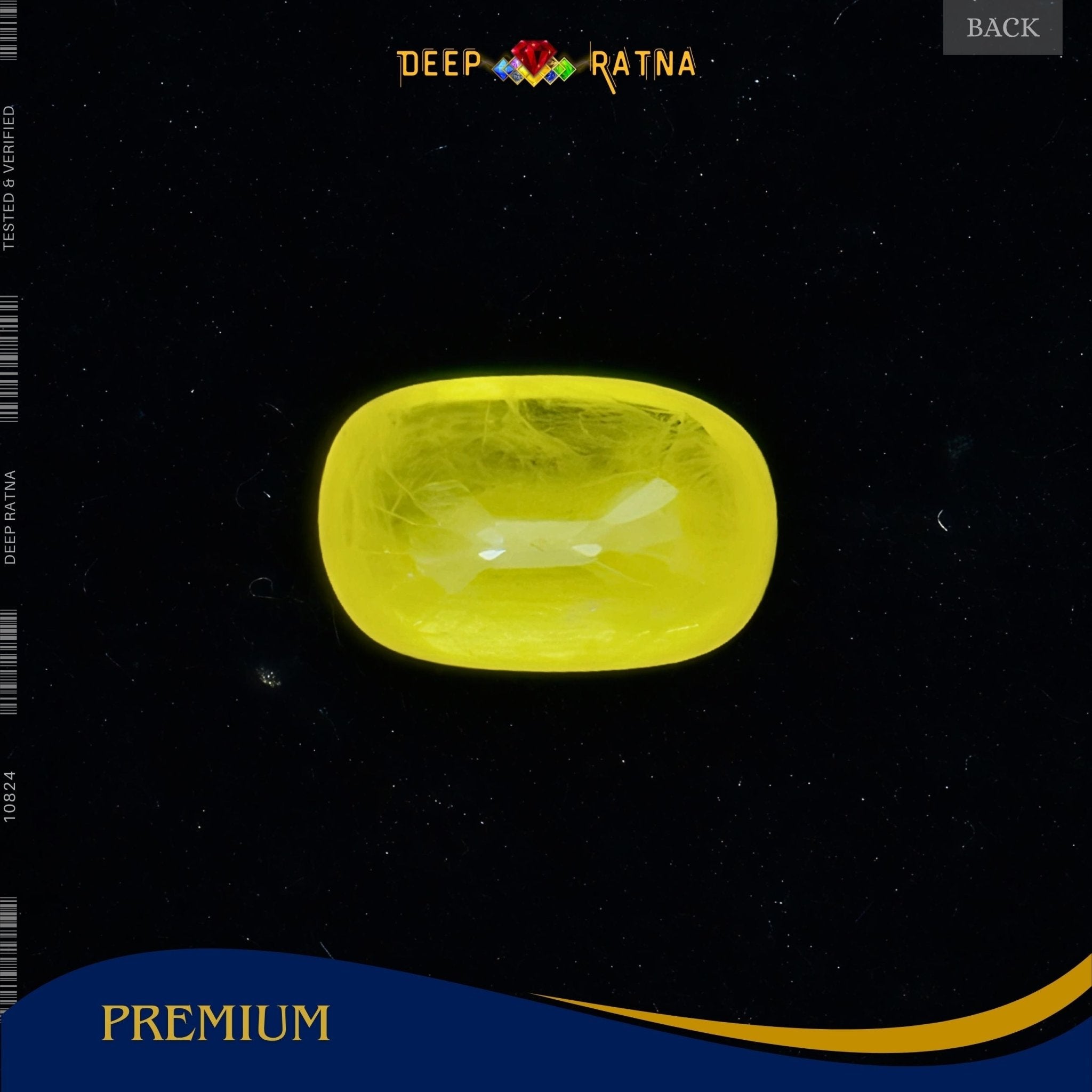 Yellow Sapphire 3.19 Carat (Thailand) - Deep Ratna