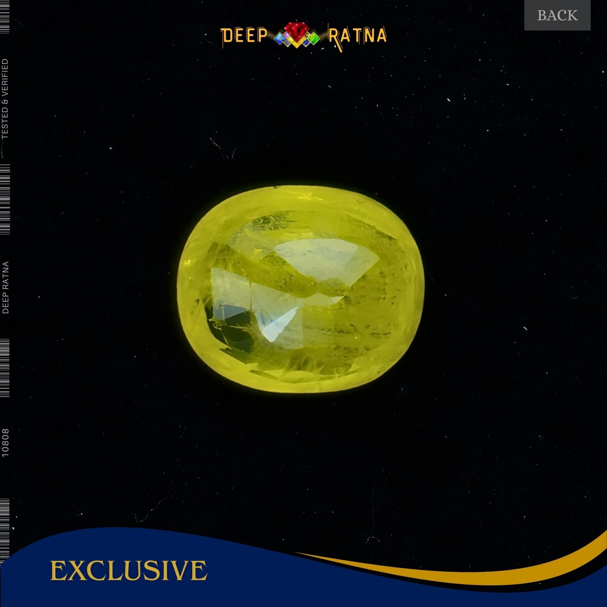 Yellow Sapphire 3.2 Carat (Thailand) - Deep Ratna