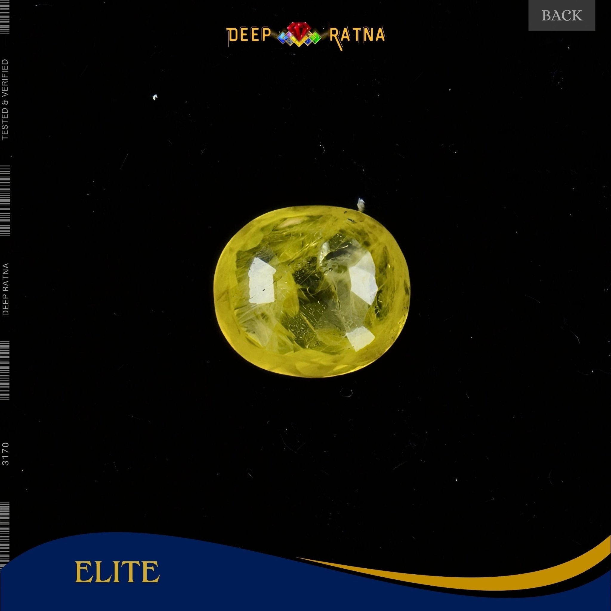 Yellow Sapphire 3.20 Carat (Thailand) - Deep Ratna
