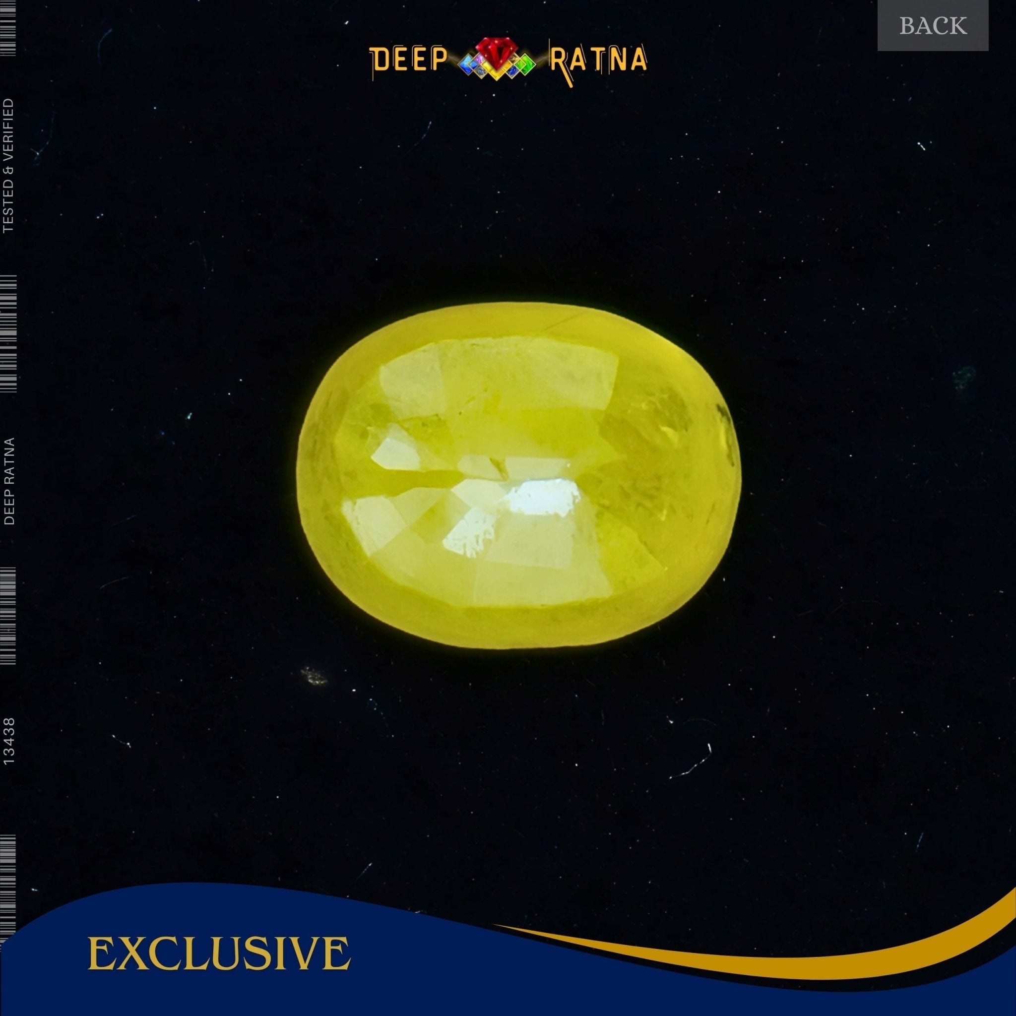 Yellow Sapphire 3.20 Carat (Thailand) - Deep Ratna