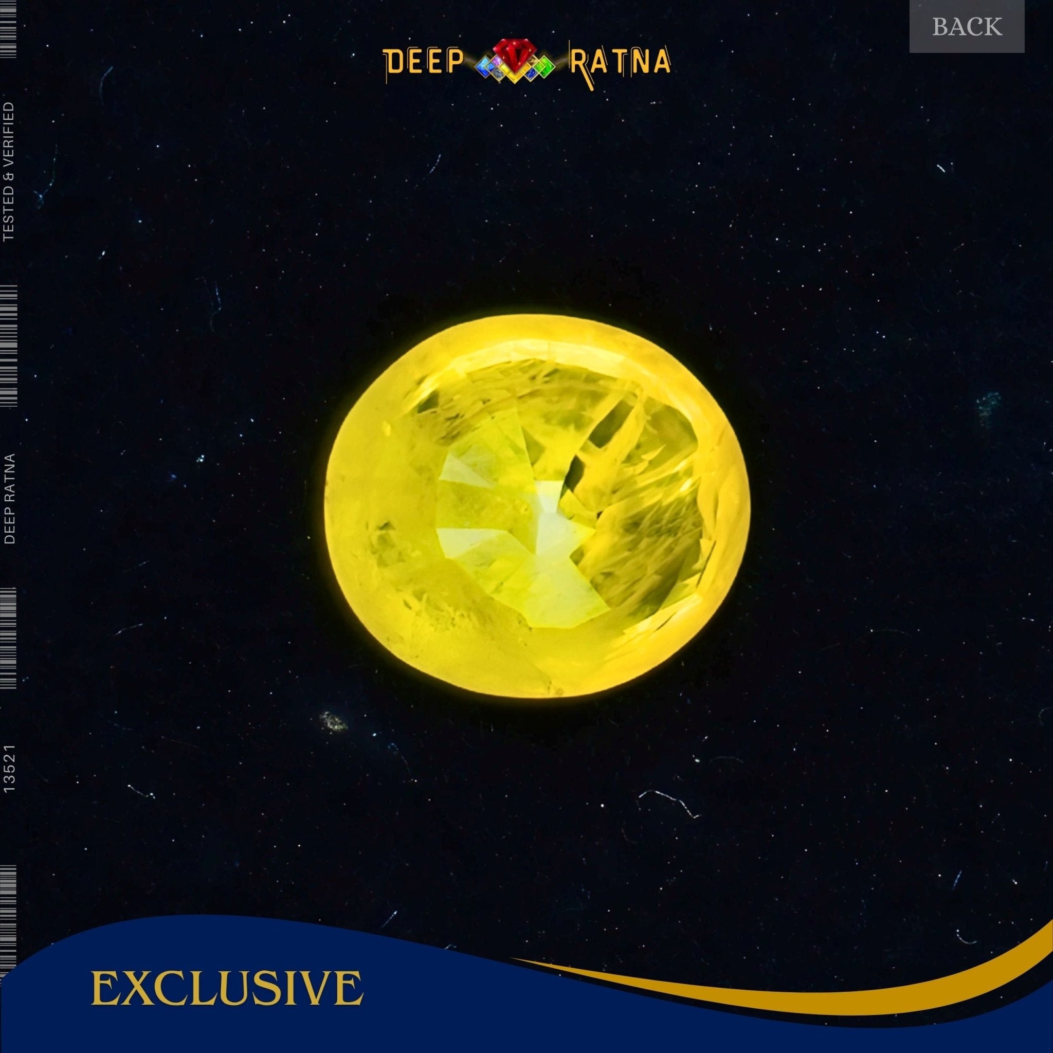 Yellow Sapphire 3.20 Carat (Thailand) - Deep Ratna