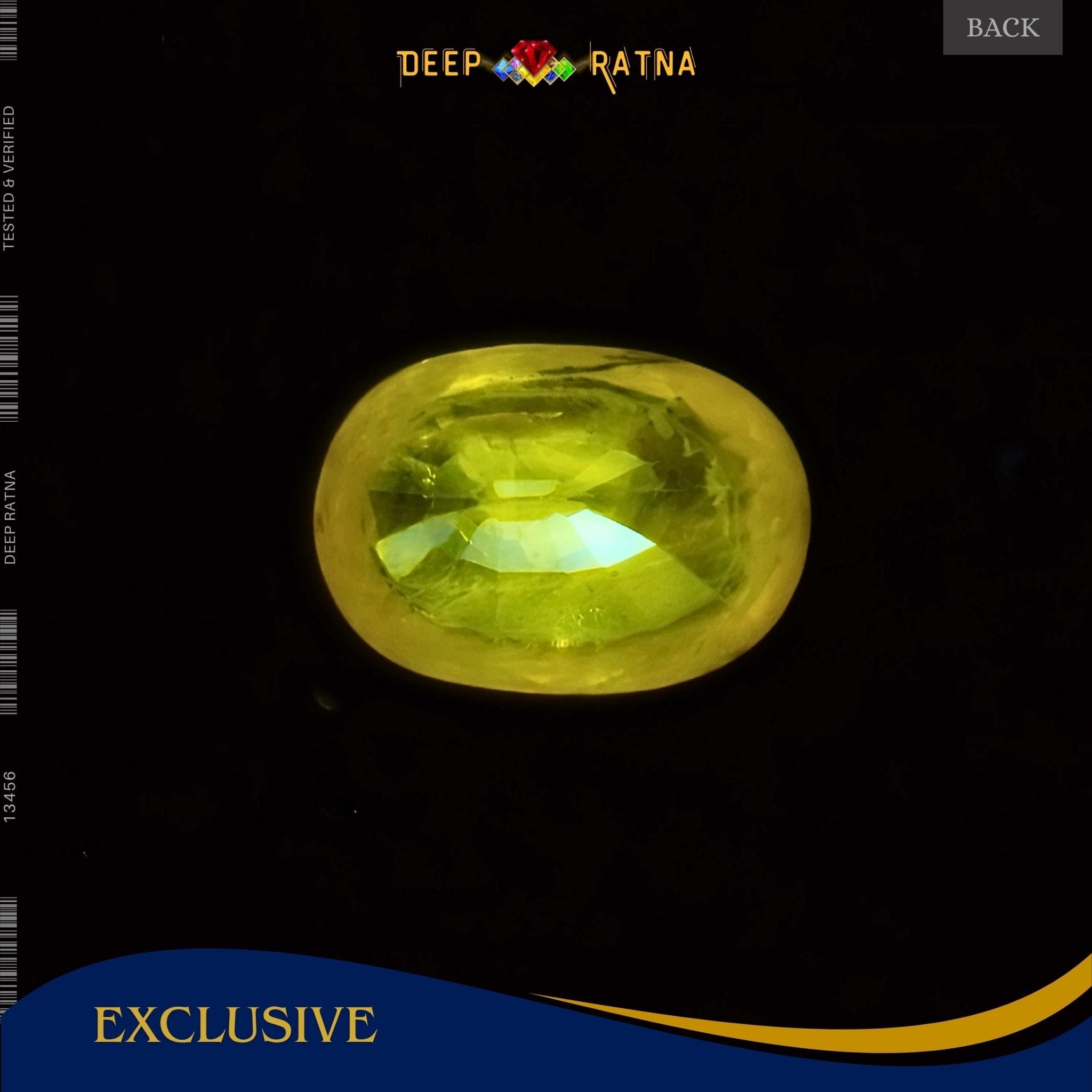 Yellow Sapphire 3.22 Carat (Thailand) - Deep Ratna
