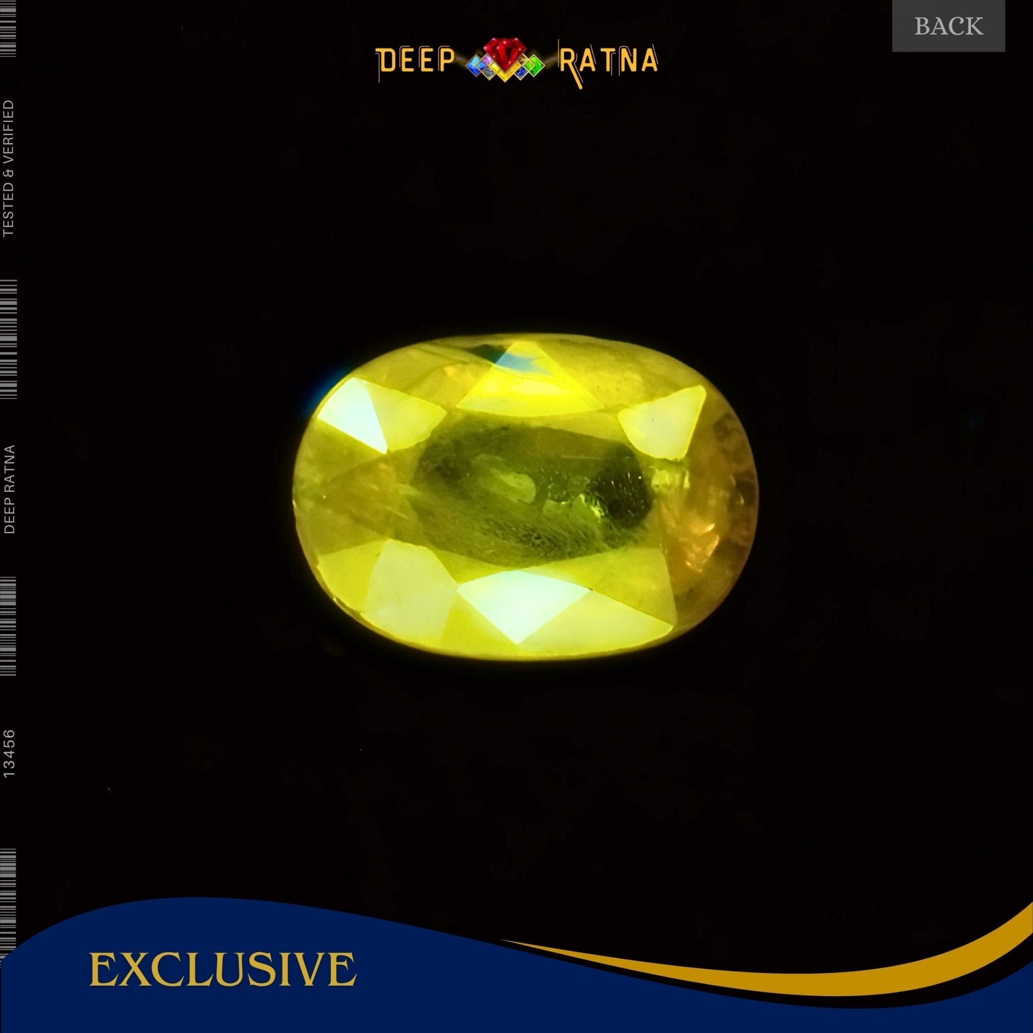 Yellow Sapphire 3.22 Carat (Thailand) - Deep Ratna