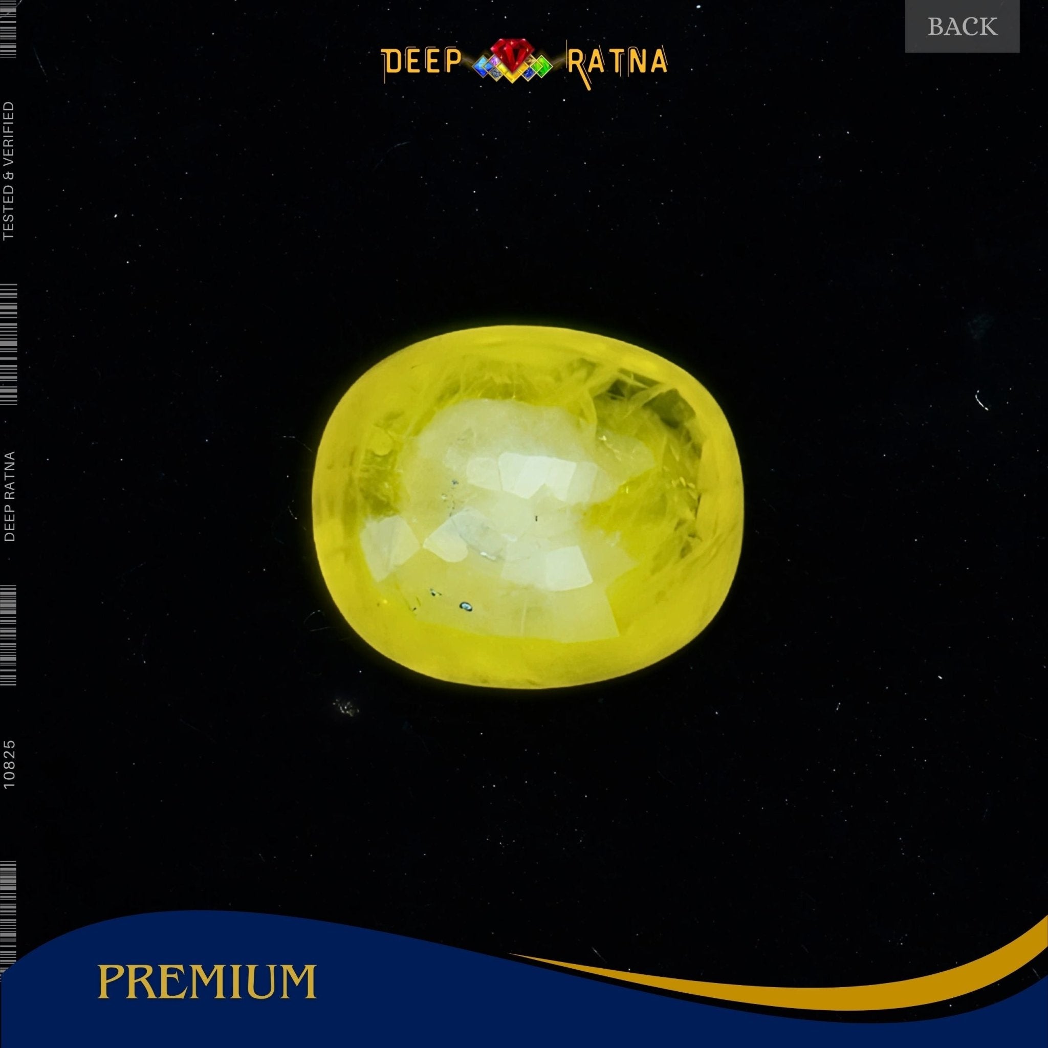Yellow Sapphire 3.22 Carat (Thailand) - Deep Ratna