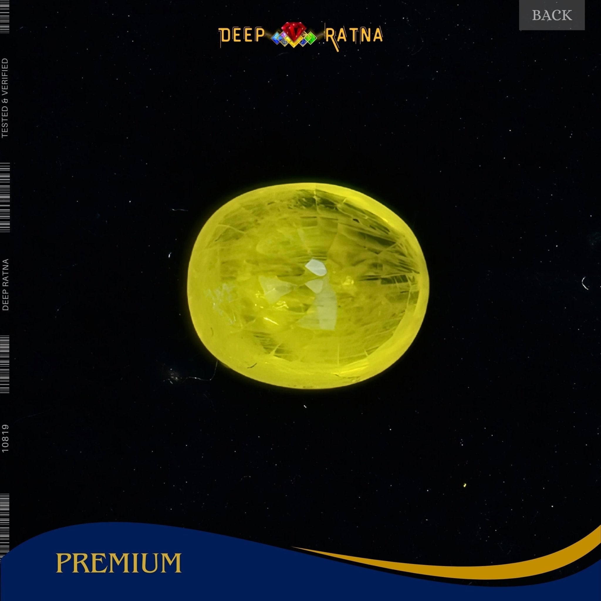 Yellow Sapphire 3.23 Carat (Thailand) - Deep Ratna