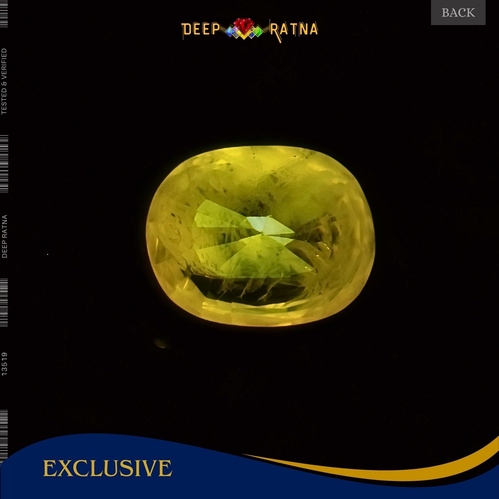 Yellow Sapphire 3.25 Carat (Thailand) - Deep Ratna