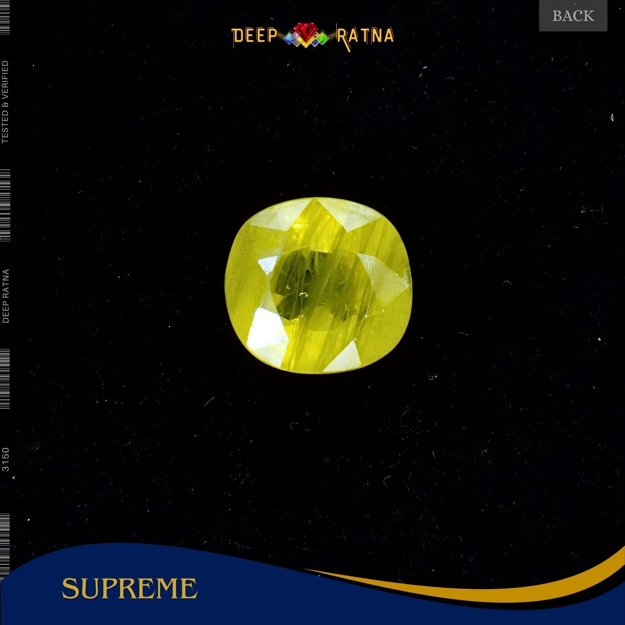 Yellow Sapphire 3.25 Carat (Thailand) - Deep Ratna