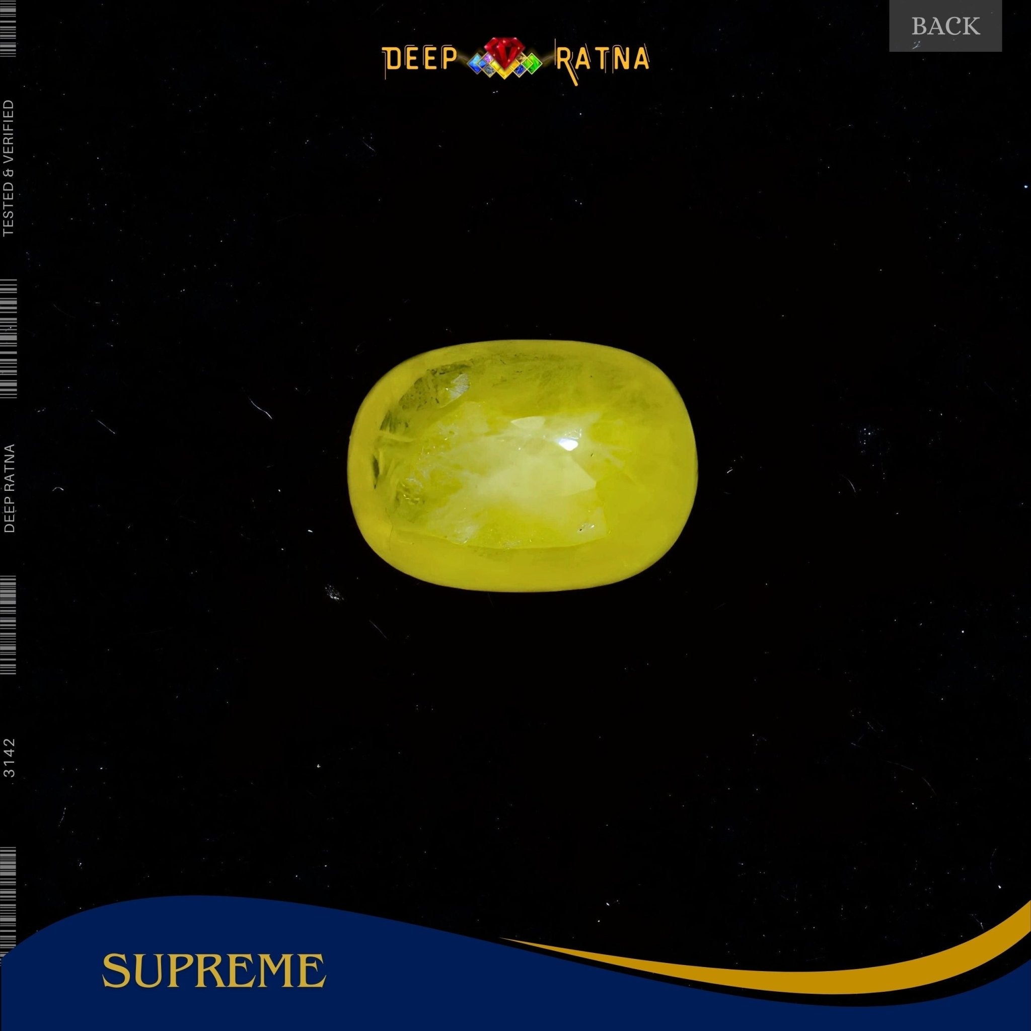 Yellow Sapphire 3.25 Carat (Thailand) - Deep Ratna
