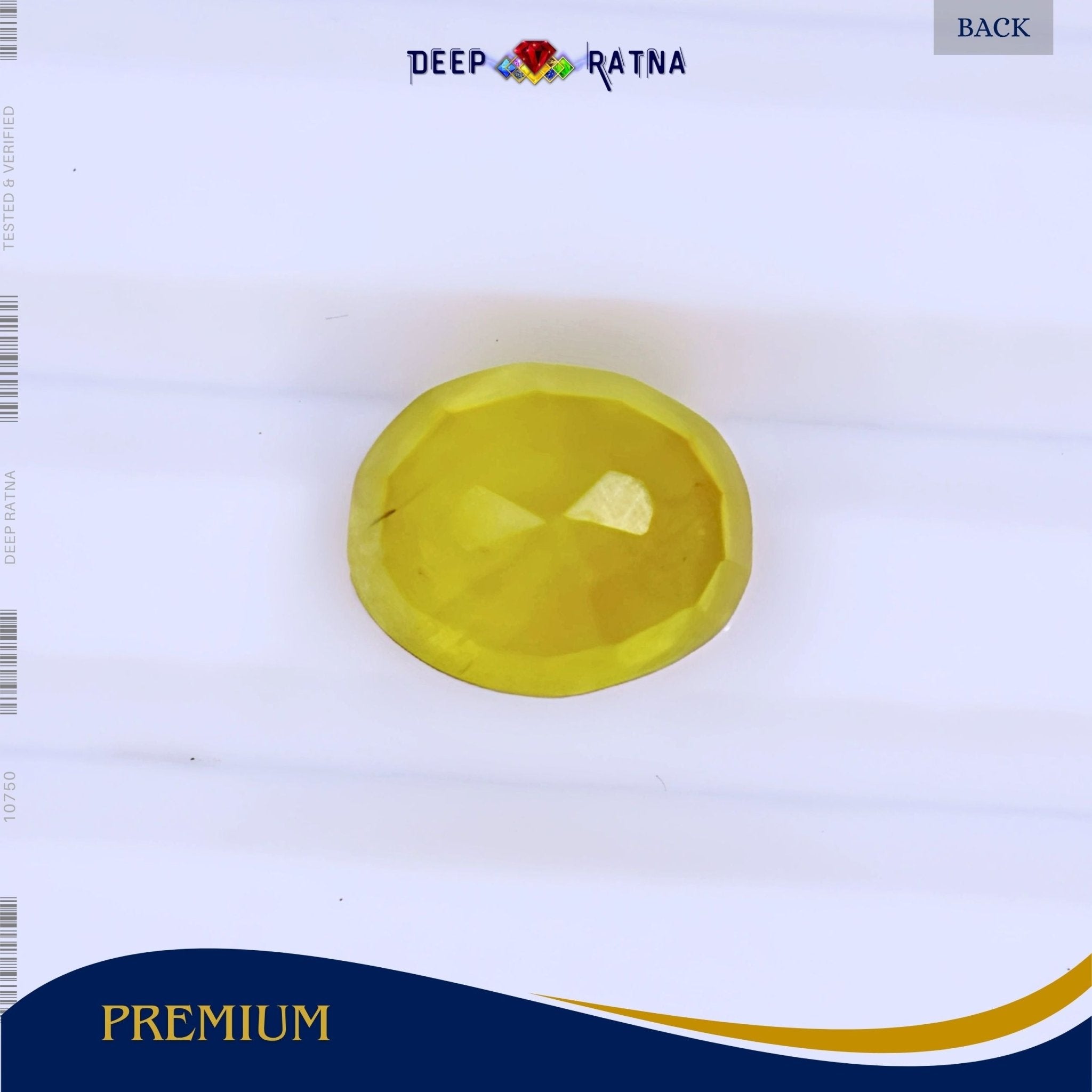 Yellow Sapphire 3.26 Carat (Thailand) - Deep Ratna