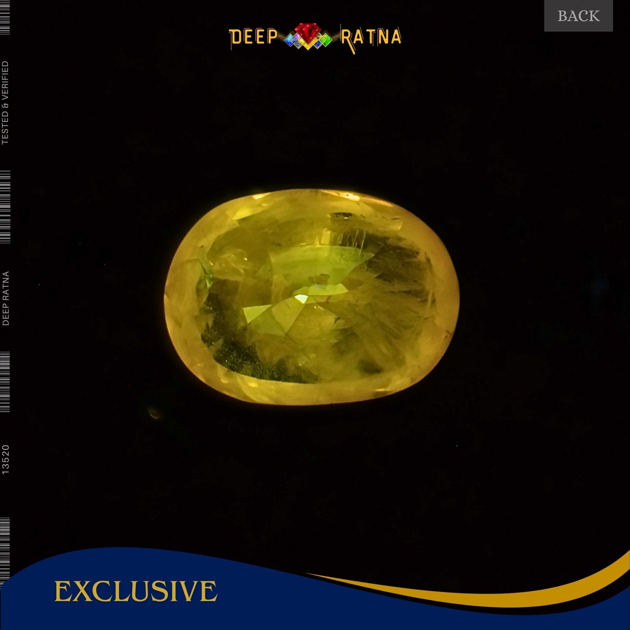 Yellow Sapphire 3.26 Carat (Thailand) - Deep Ratna