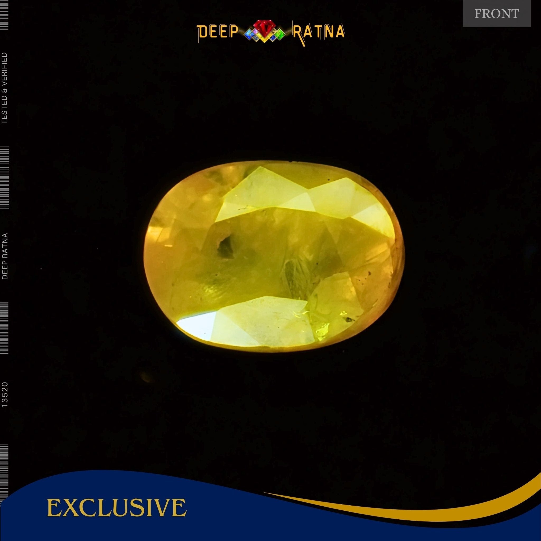Yellow Sapphire 3.26 Carat (Thailand) - Deep Ratna