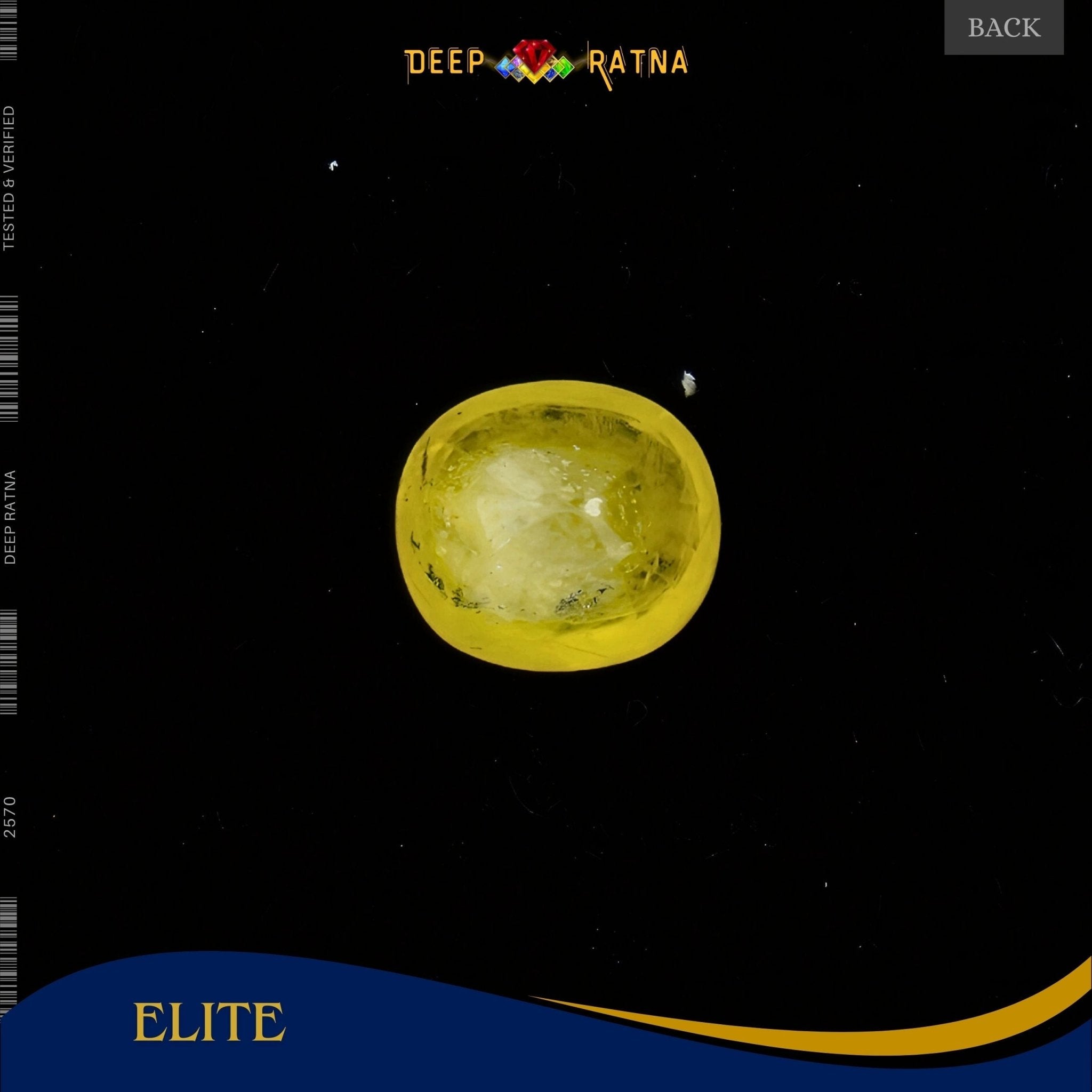 Yellow Sapphire 3.27 Carat (Thailand) - Deep Ratna