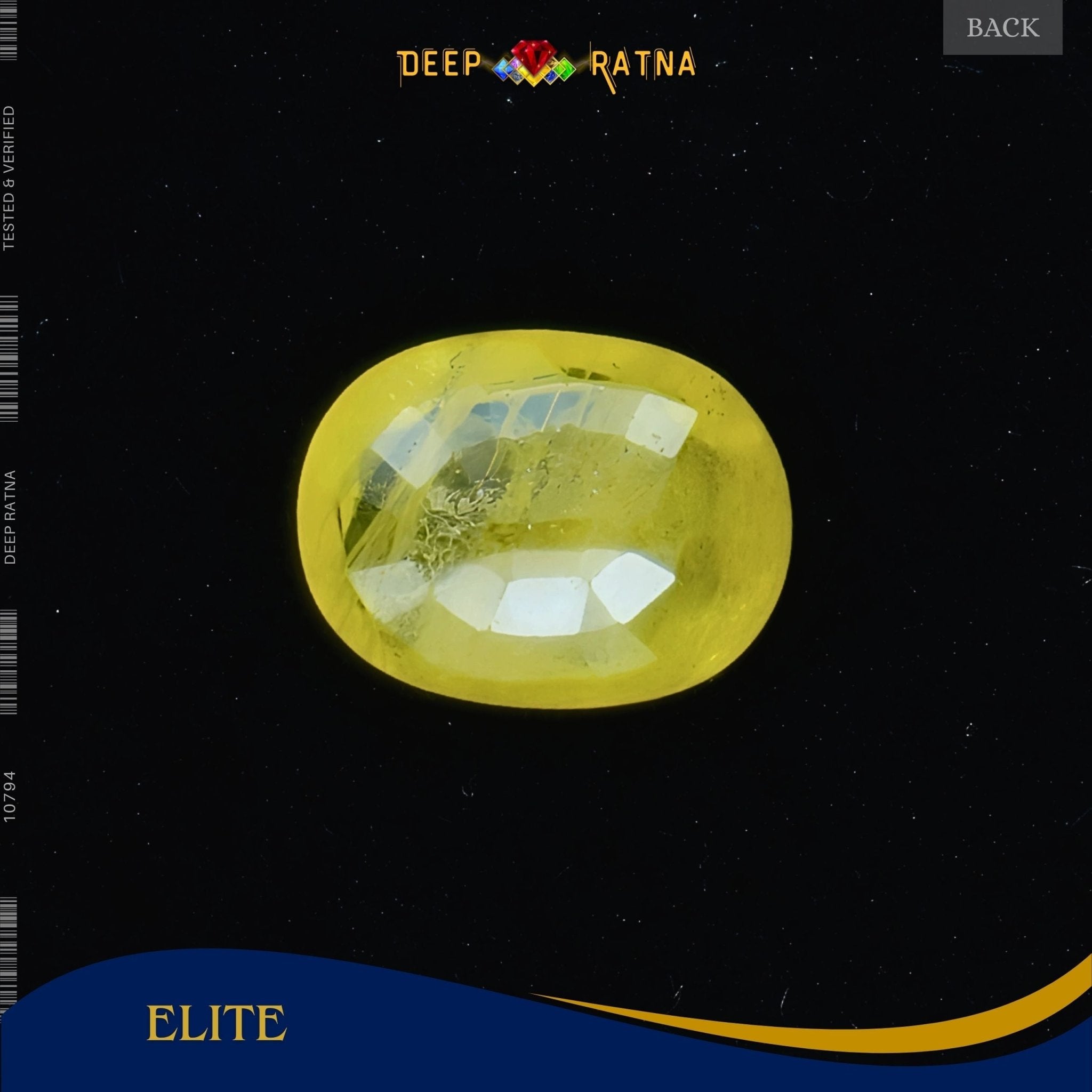 Yellow Sapphire 3.27 Carat (Thailand) - Deep Ratna
