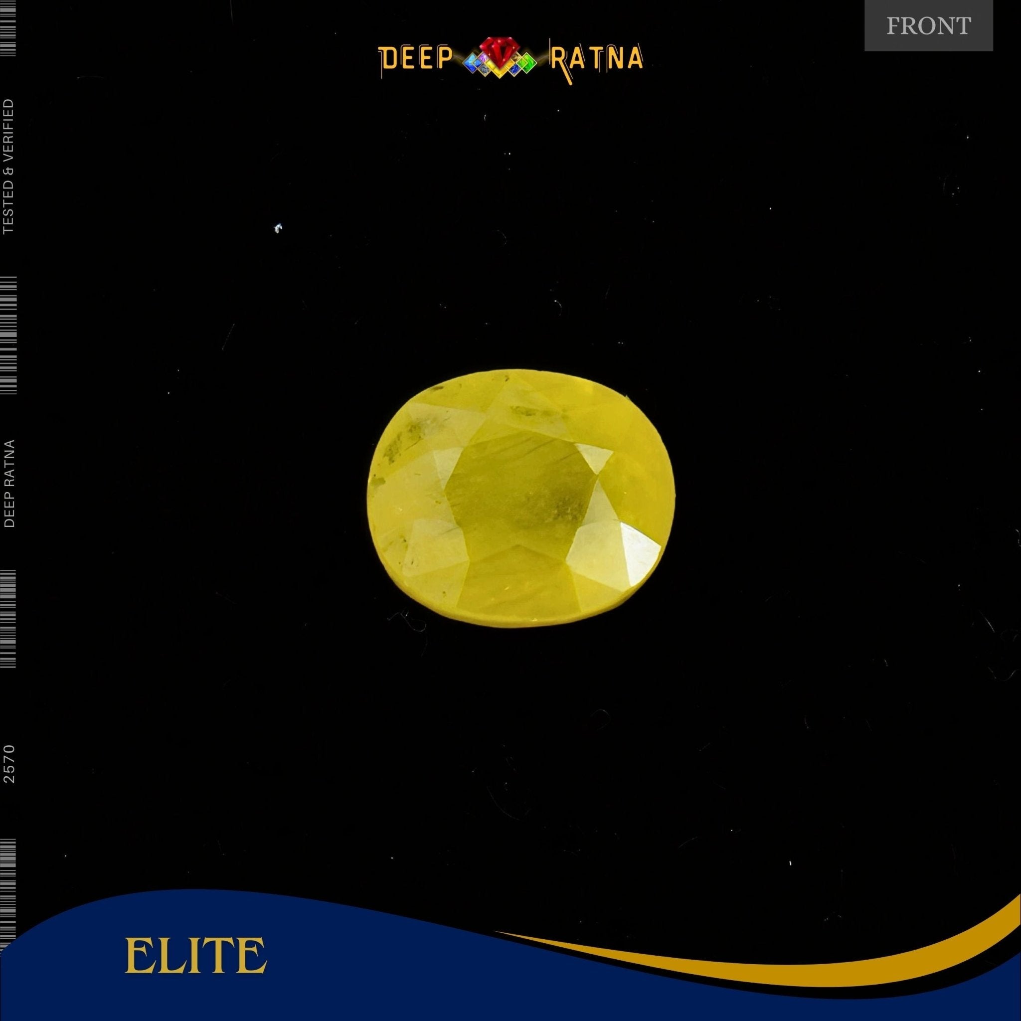 Yellow Sapphire 3.27 Carat (Thailand) - Deep Ratna