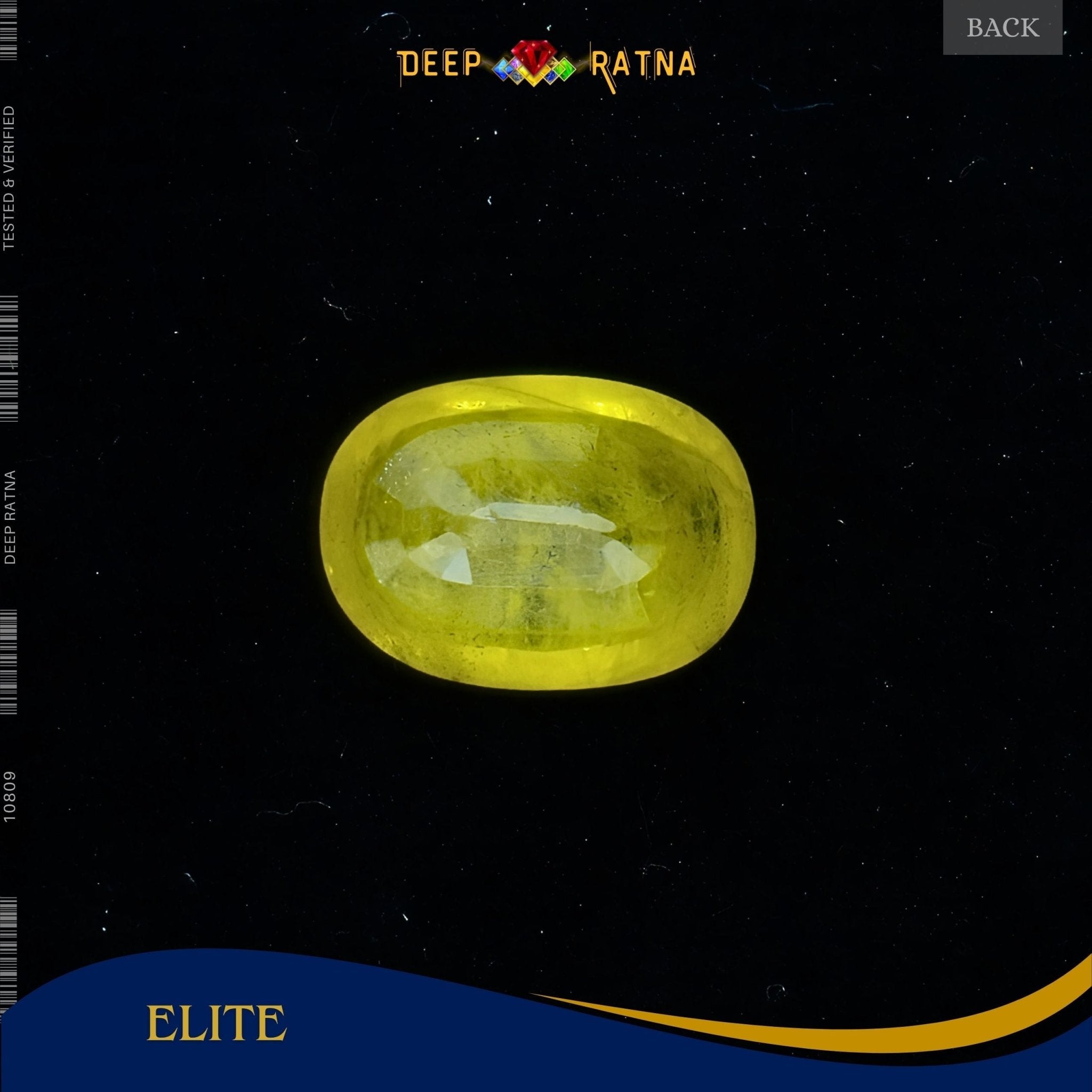 Yellow Sapphire 3.28 Carat (Thailand) - Deep Ratna