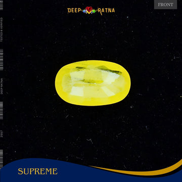 Yellow Sapphire 3.28 Carat (Thailand) - Deep Ratna