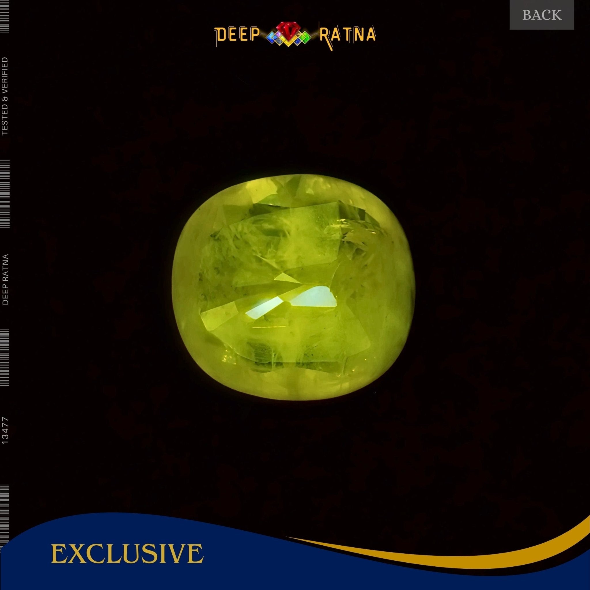 Yellow Sapphire 3.29 Carat (Thailand) - Deep Ratna