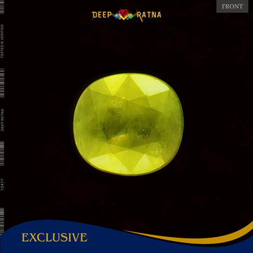 Yellow Sapphire 3.29 Carat (Thailand) - Deep Ratna