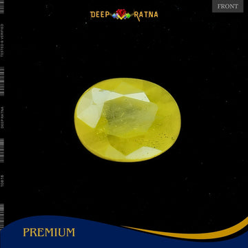 Yellow Sapphire 3.29 Carat (Thailand) - Deep Ratna