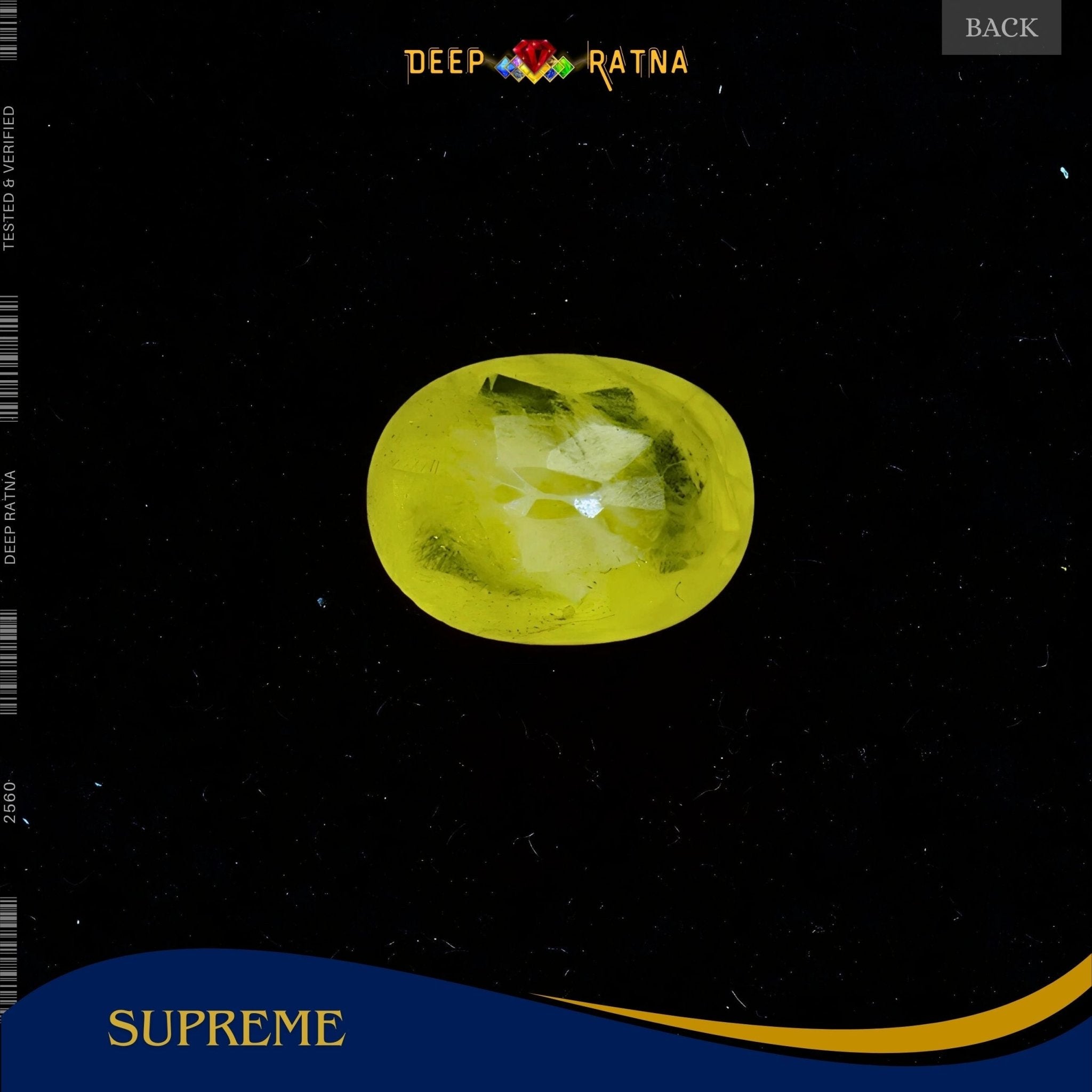 Yellow Sapphire 3.30 Carat (Thailand) - Deep Ratna