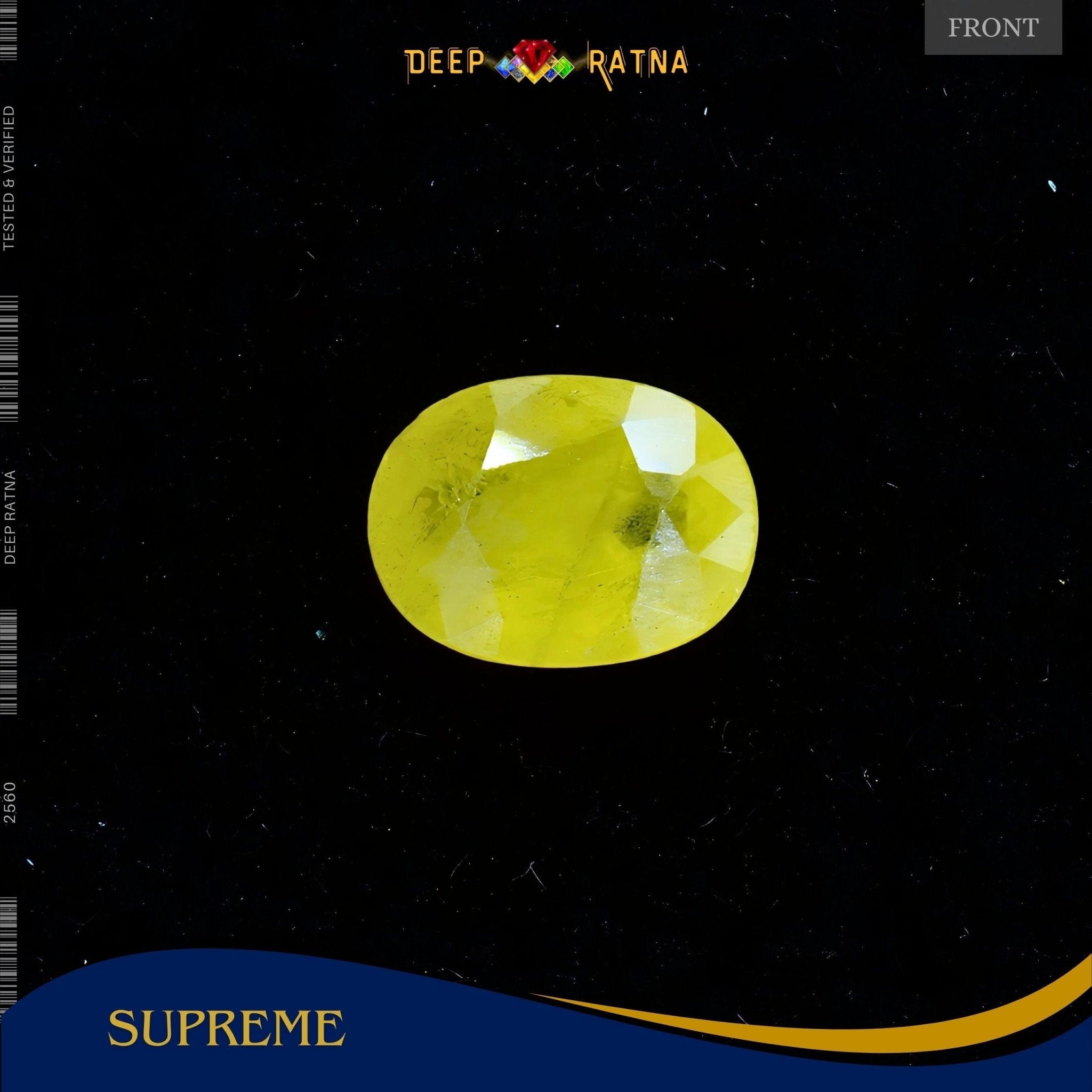 Yellow Sapphire 3.30 Carat (Thailand) - Deep Ratna