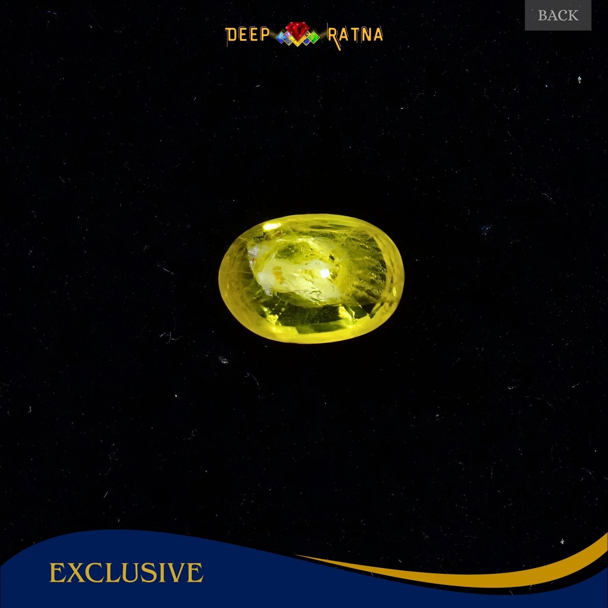 Yellow Sapphire 3.30 Carat (Thailand) - Deep Ratna