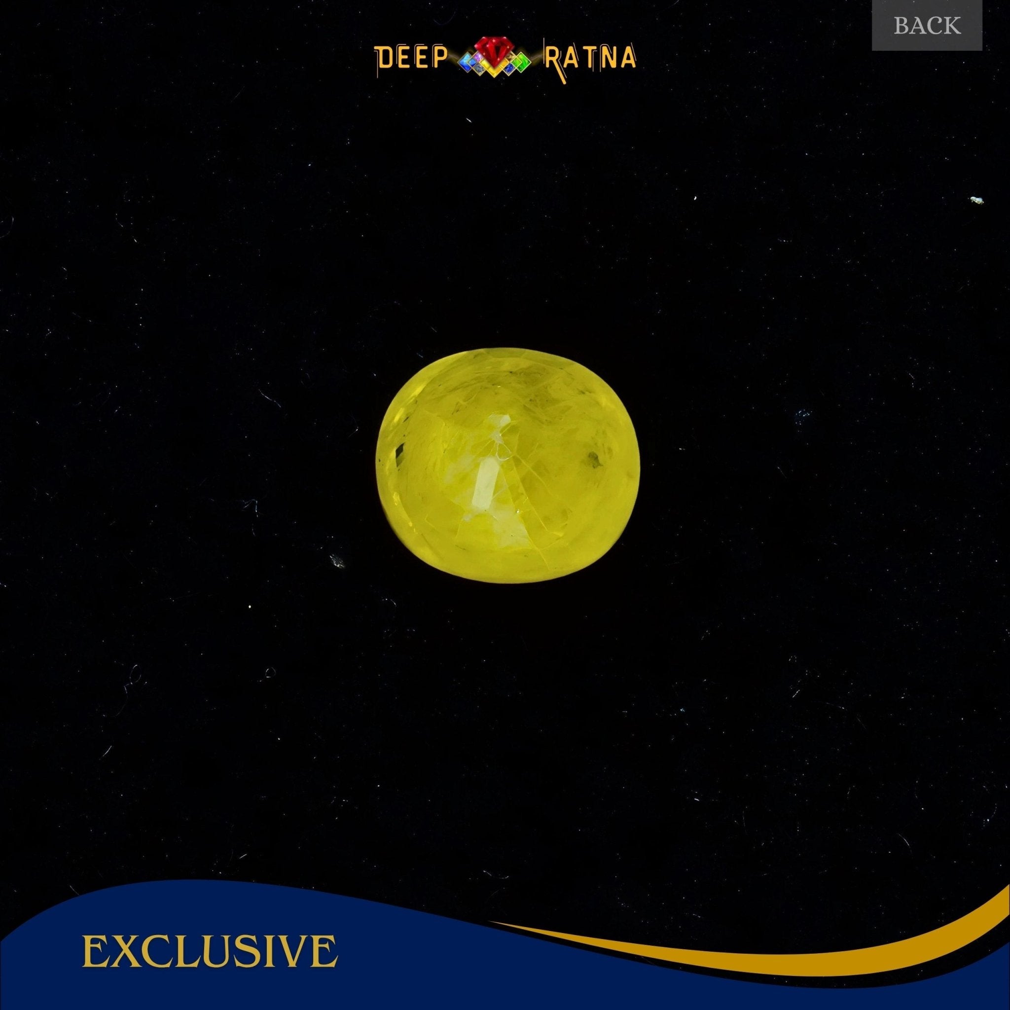 Yellow Sapphire 3.32 Carat (Thailand) - Deep Ratna