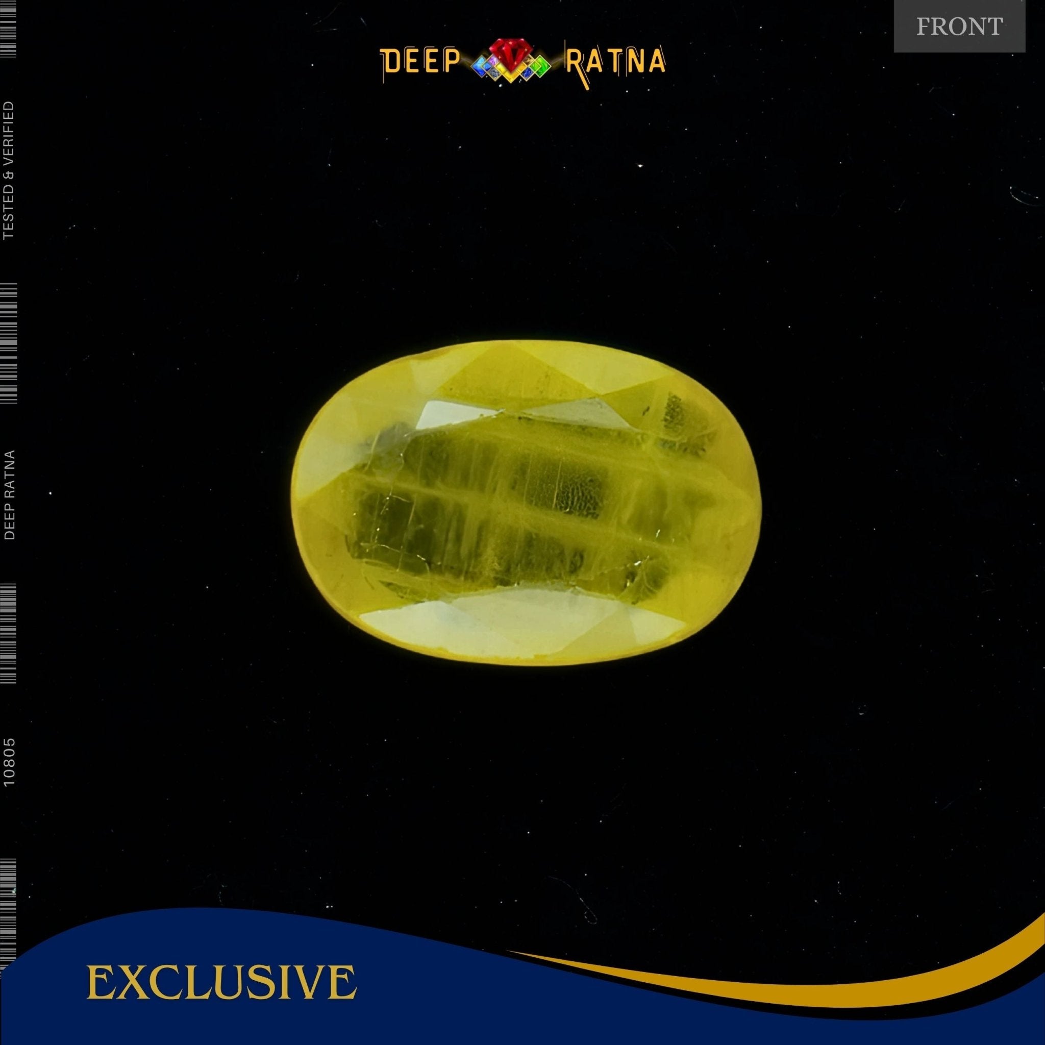 Yellow Sapphire 3.33 Carat (Thailand) - Deep Ratna