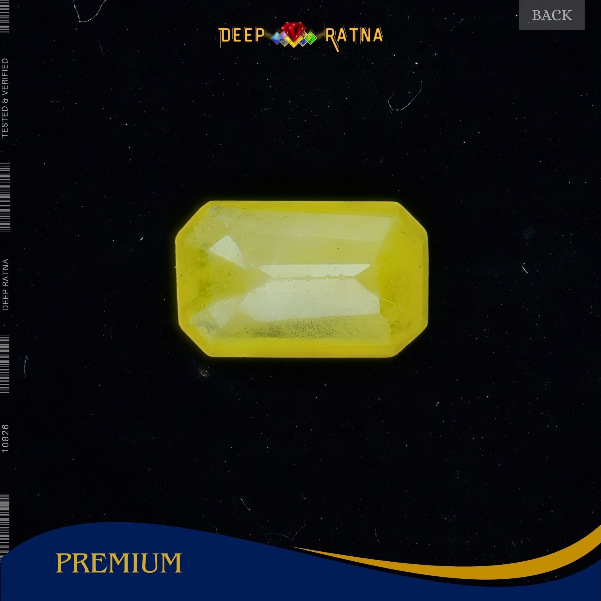 Yellow Sapphire 3.34 Carat (Thailand) - Deep Ratna