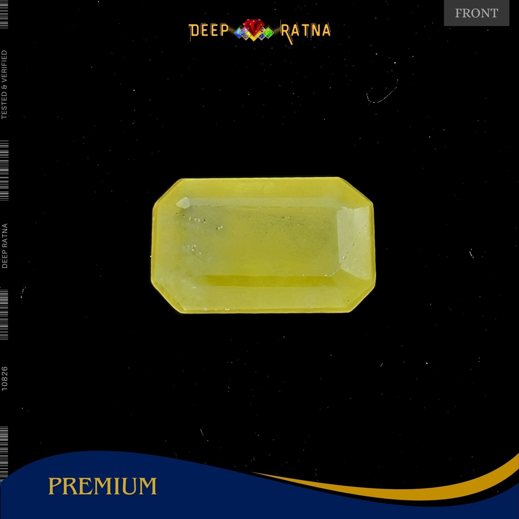 Yellow Sapphire 3.34 Carat (Thailand) - Deep Ratna