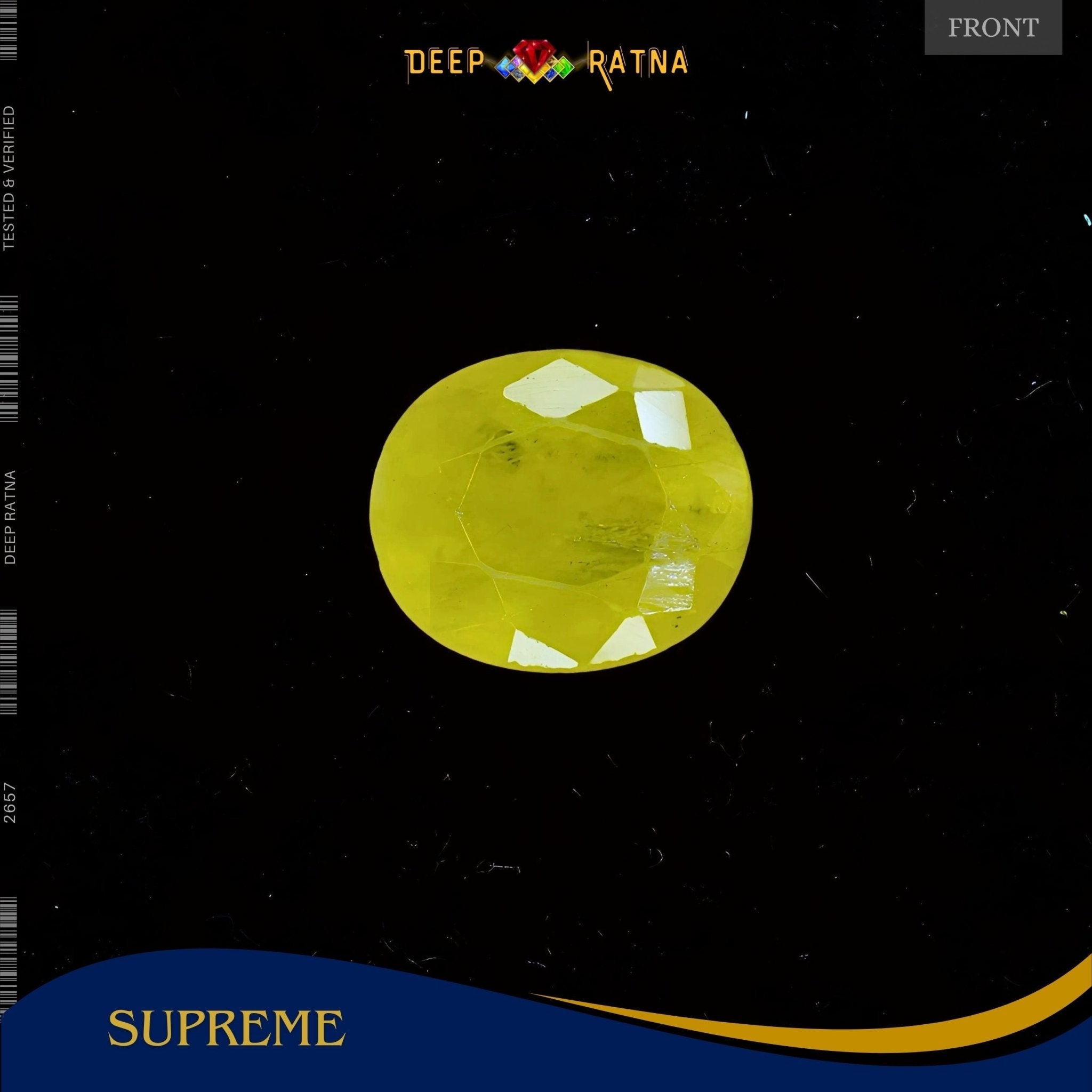 Yellow Sapphire 3.36 Carat (Thailand) - Deep Ratna