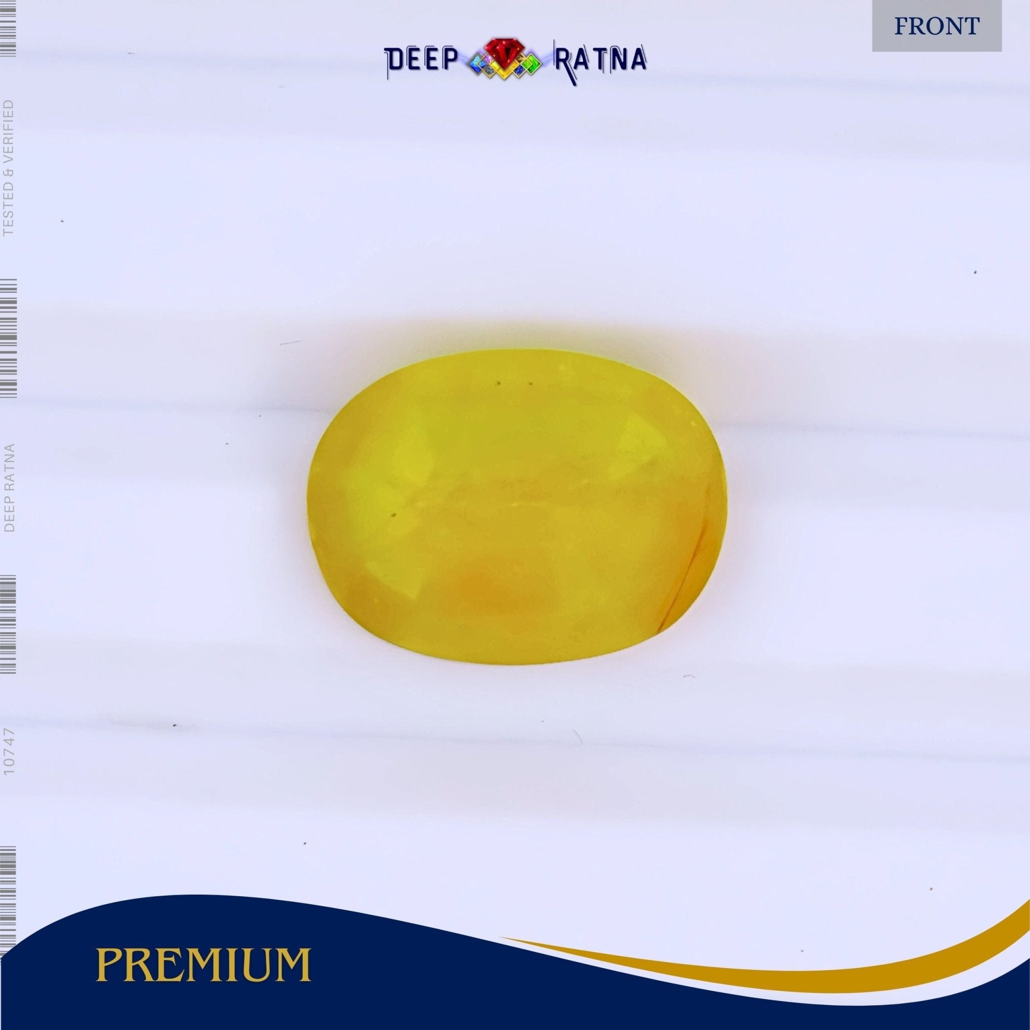 Yellow Sapphire 3.36 Carat (Thailand) - Deep Ratna