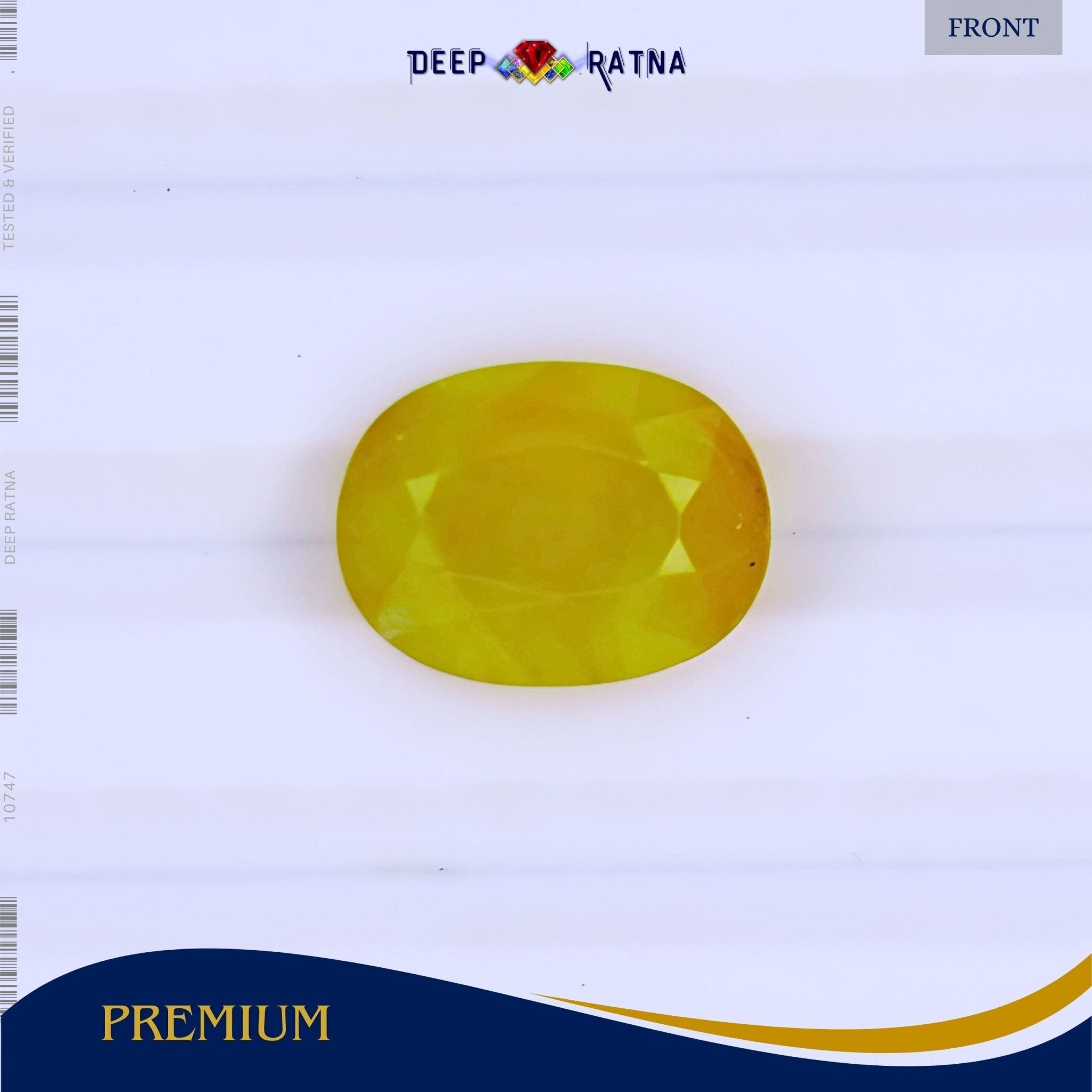 Yellow Sapphire 3.36 Carat (Thailand) - Deep Ratna