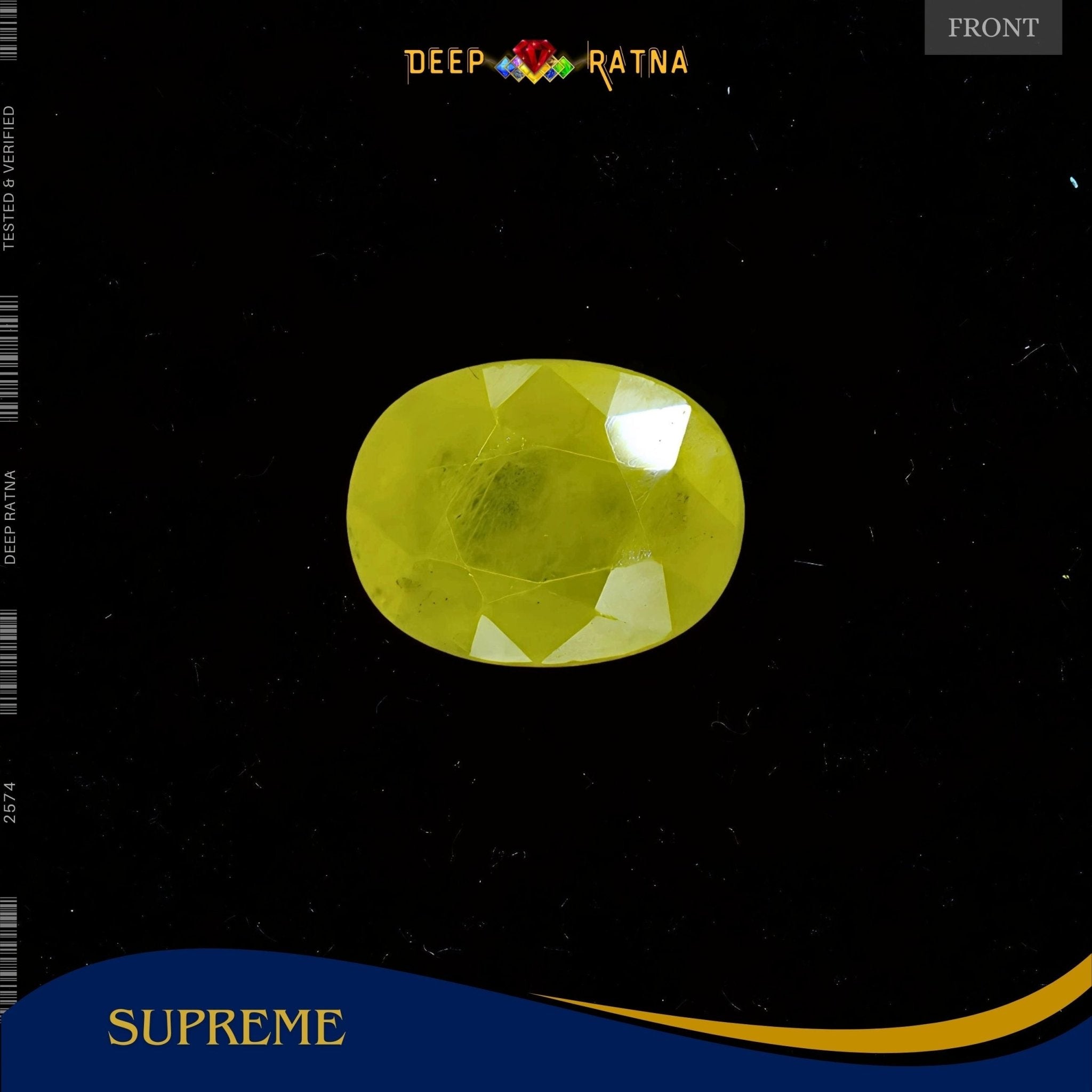 Yellow Sapphire 3.37 Carat (Thailand) - Deep Ratna