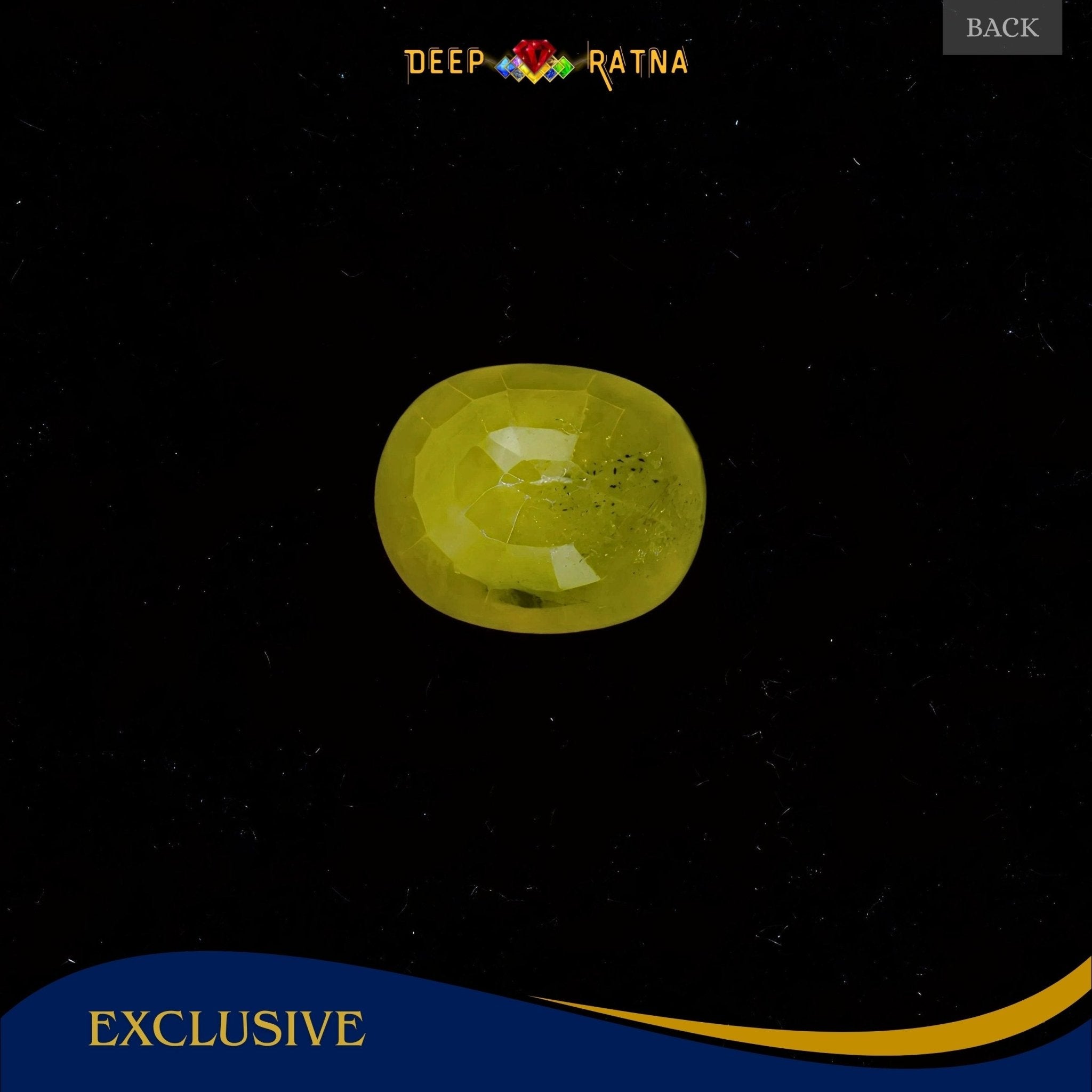 Yellow Sapphire 3.37 Carat (Thailand) - Deep Ratna
