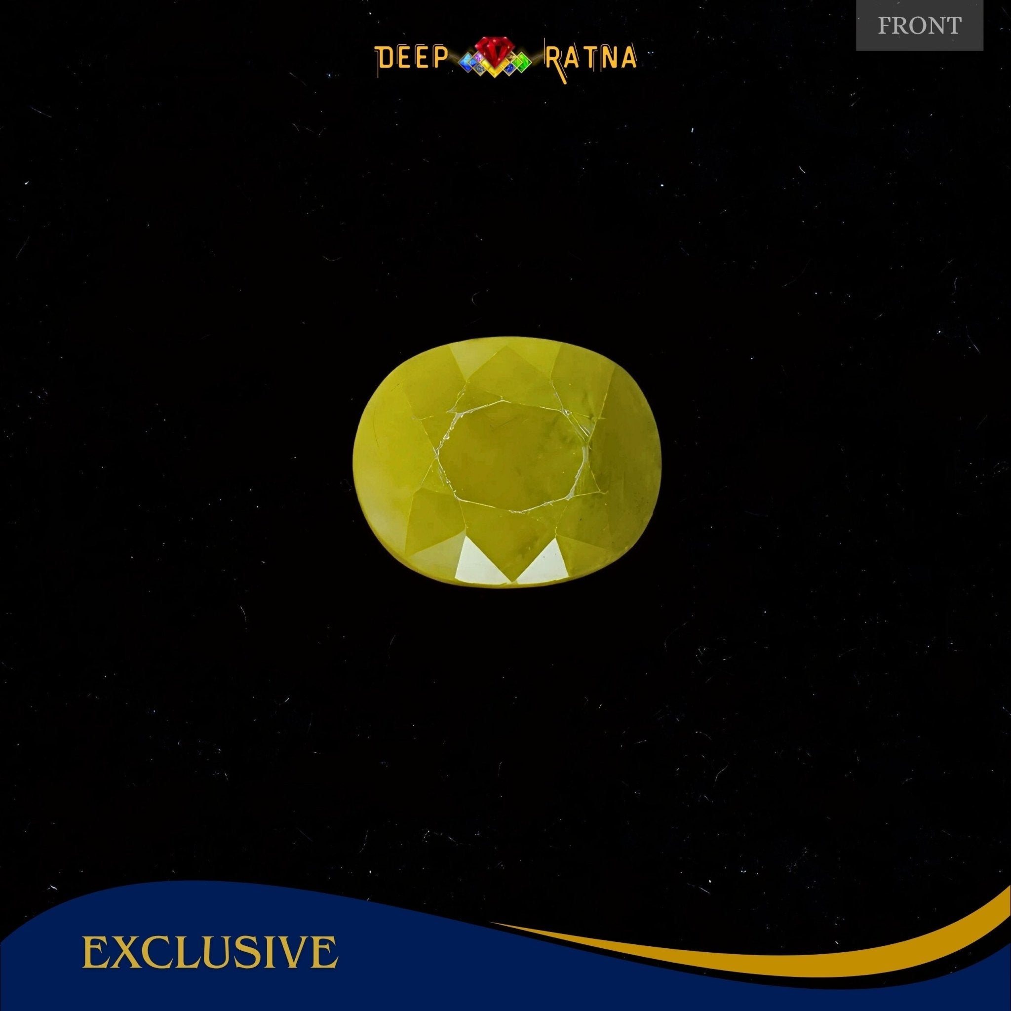 Yellow Sapphire 3.37 Carat (Thailand) - Deep Ratna