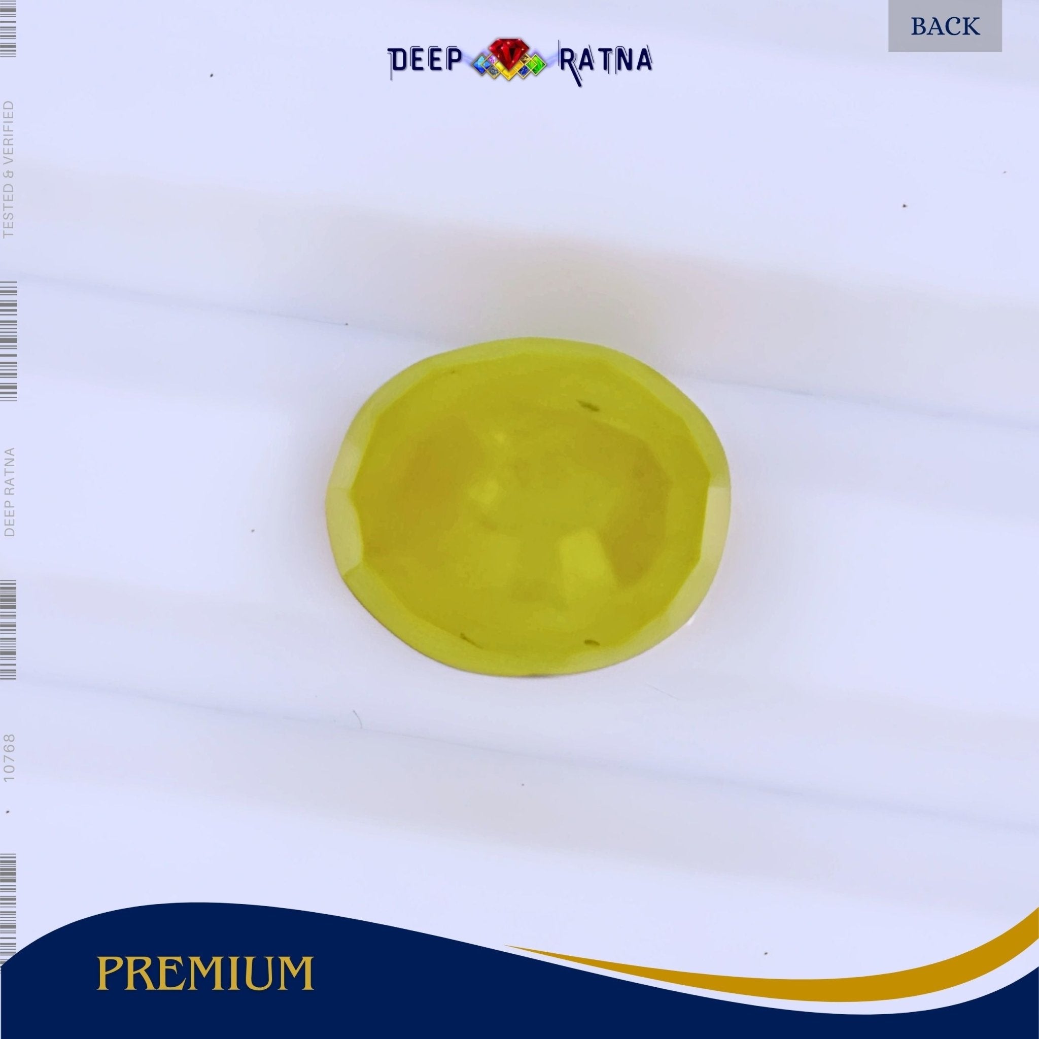Yellow Sapphire 3.37 Carat (Thailand) - Deep Ratna