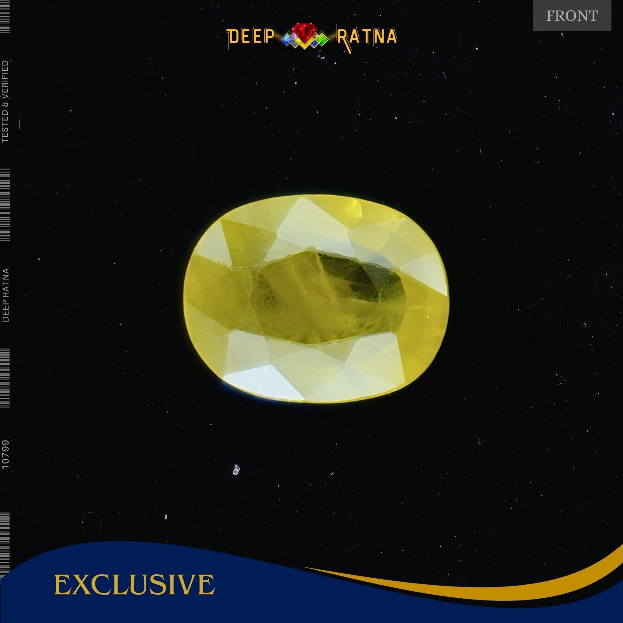 Yellow Sapphire 3.38 Carat (Thailand) - Deep Ratna