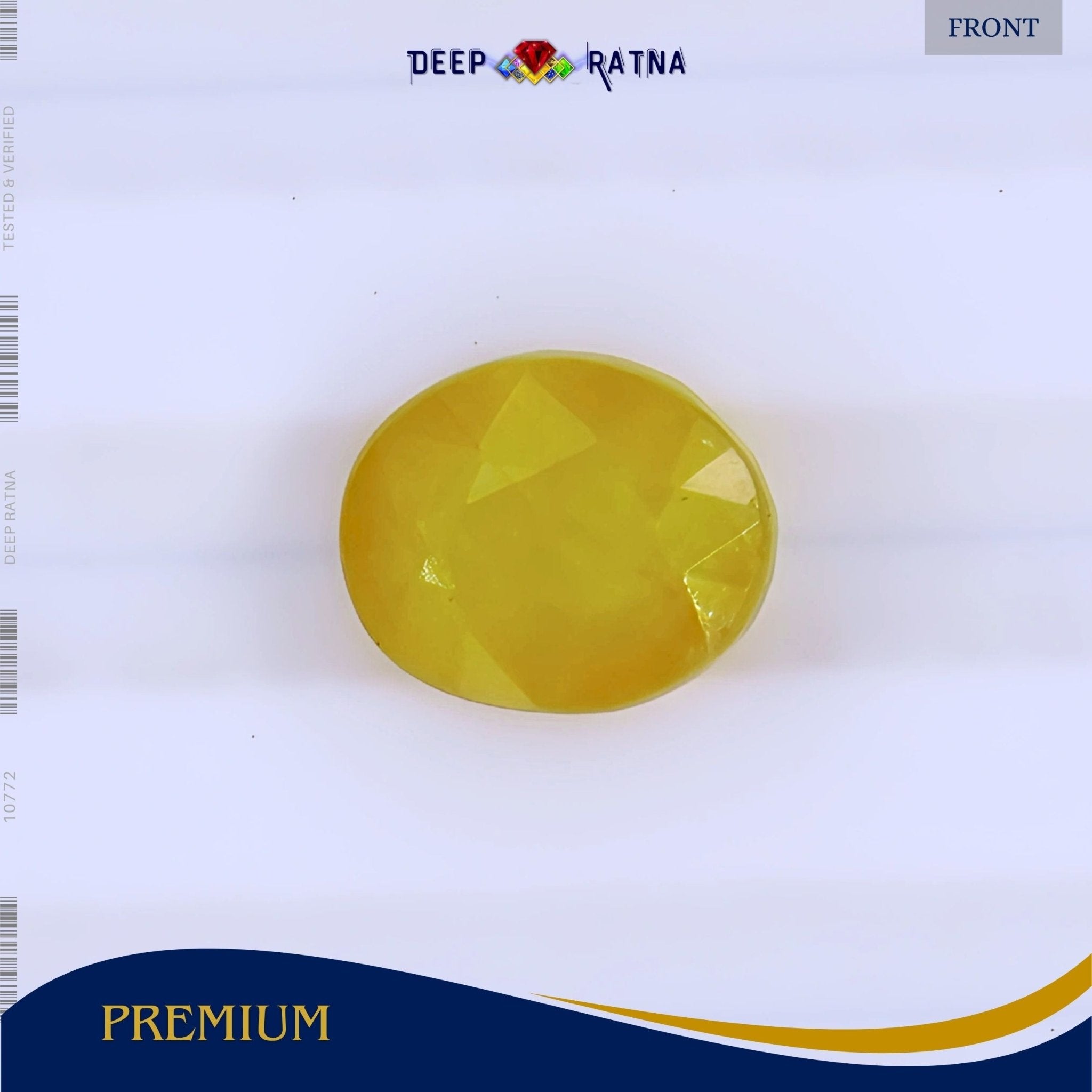 Yellow Sapphire 3.38 Carat (Thailand) - Deep Ratna