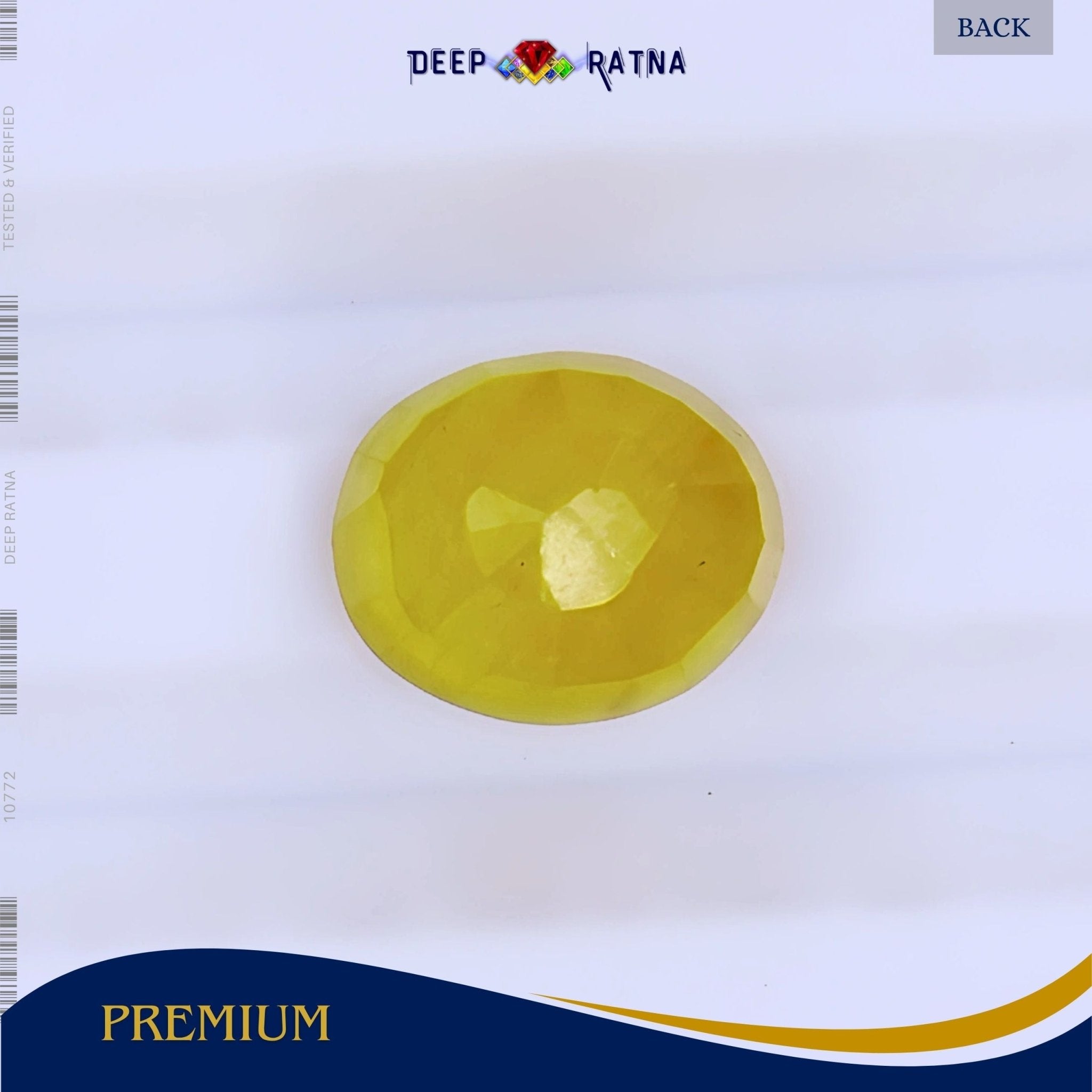 Yellow Sapphire 3.38 Carat (Thailand) - Deep Ratna