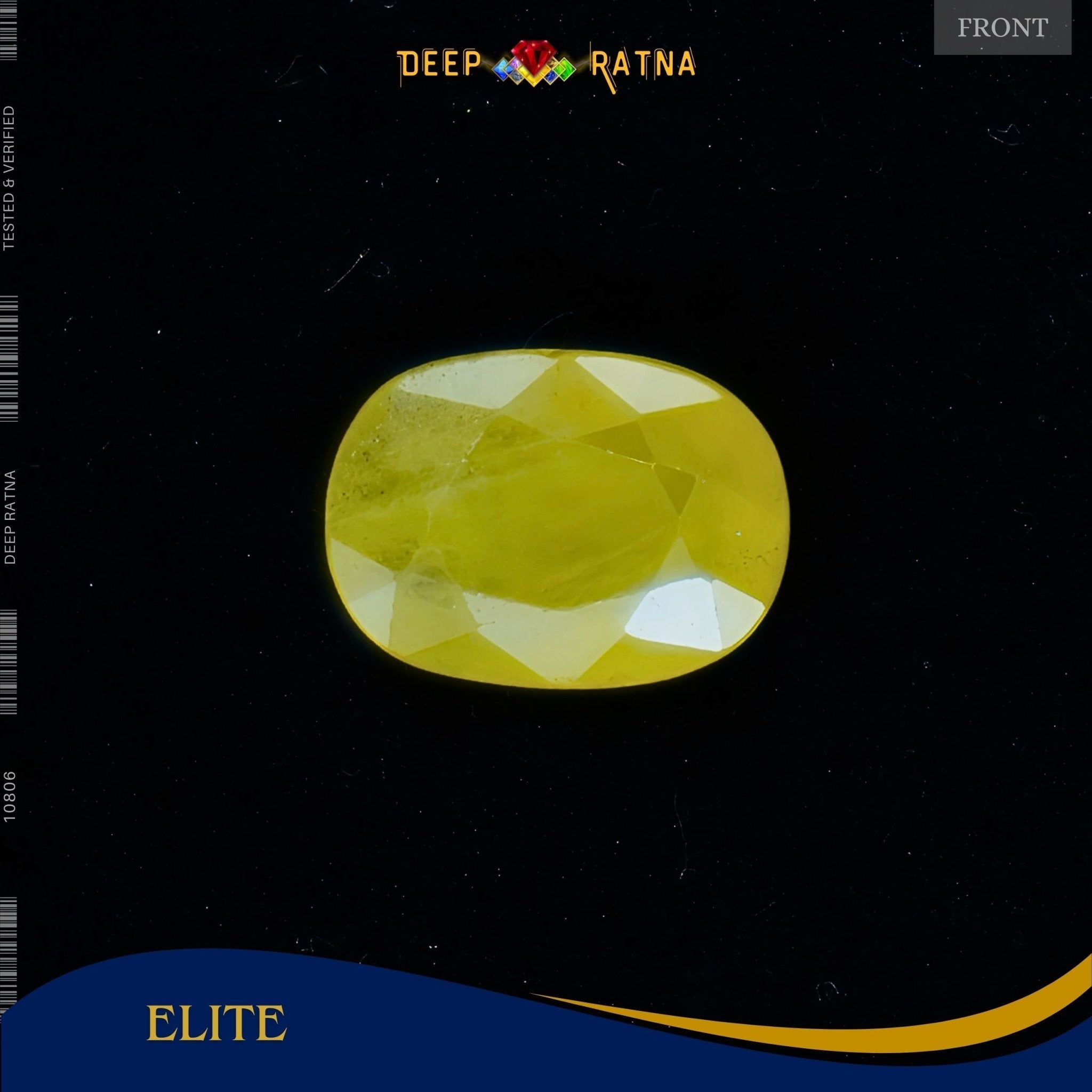 Yellow Sapphire 3.39 Carat (Thailand) - Deep Ratna